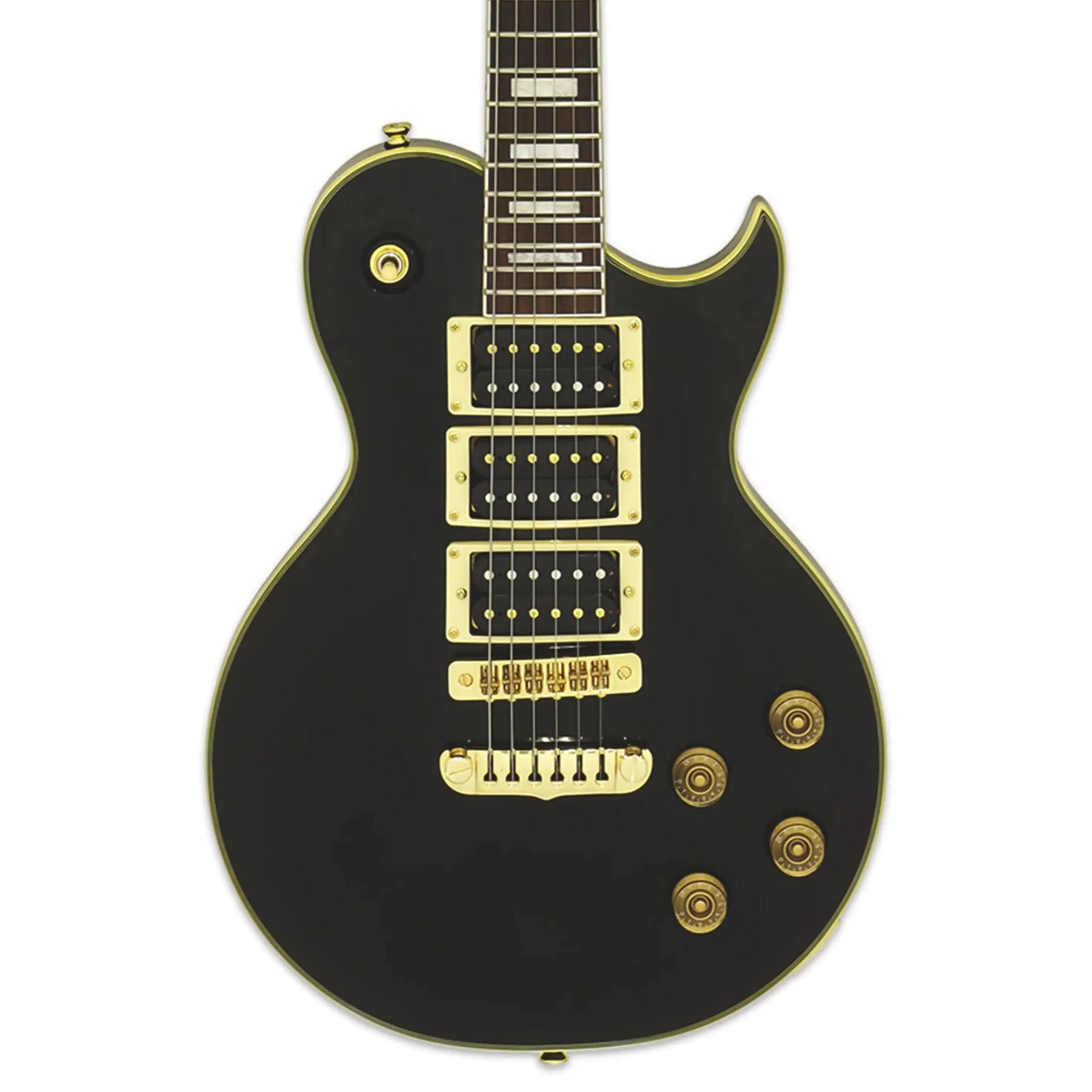Aria PE-350PF Pro II Tribute Collection Electric Guitar - Aged Black