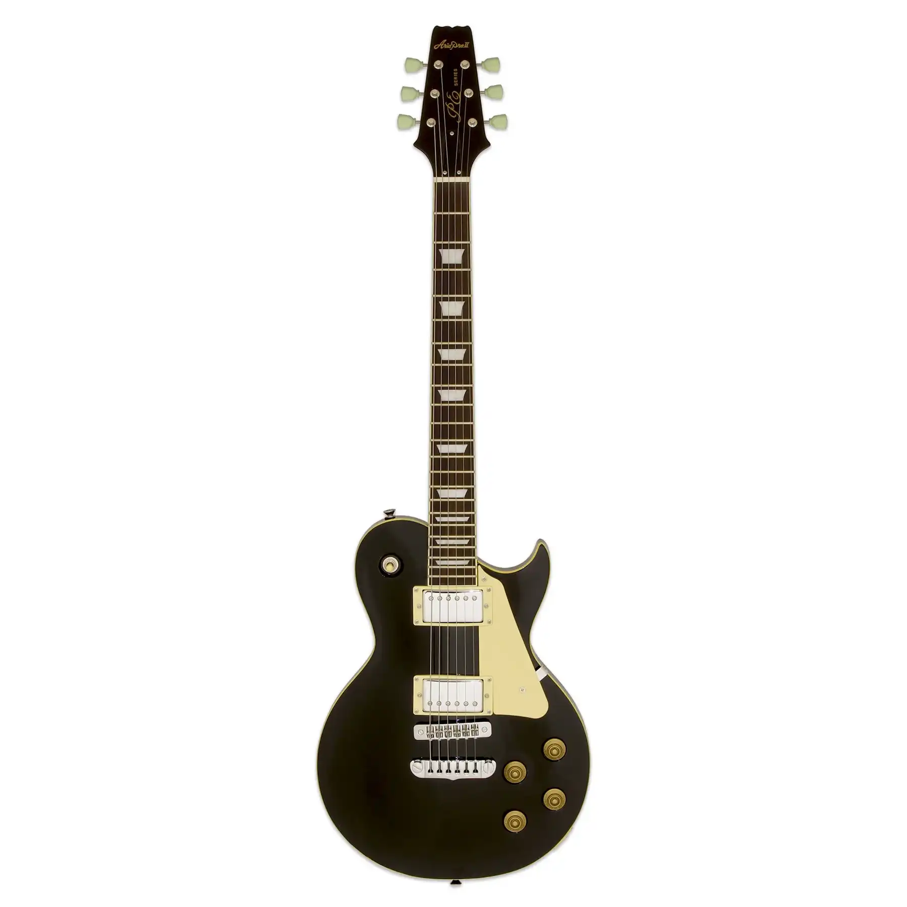 Aria PE-350STD Pro II Electric Guitar - Black - Image 3