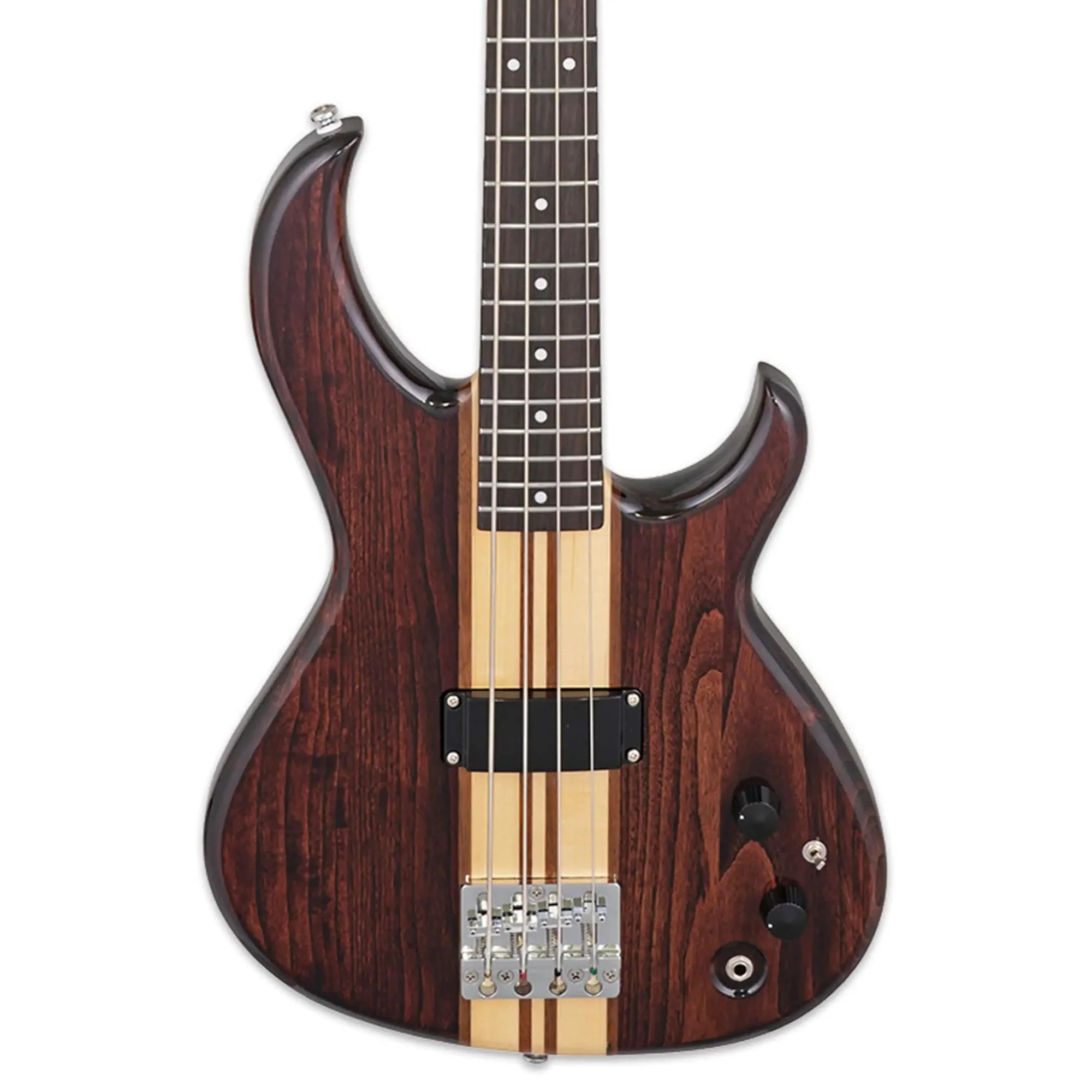 Aria SB-700-WA Aria Pro II Ash Electric Bass - Walnut