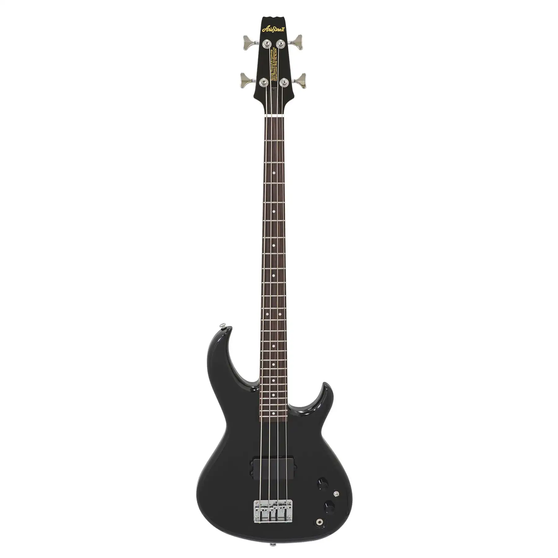 Aria SB-ONE Aria Pro II Electric Bass - Black - Image 3