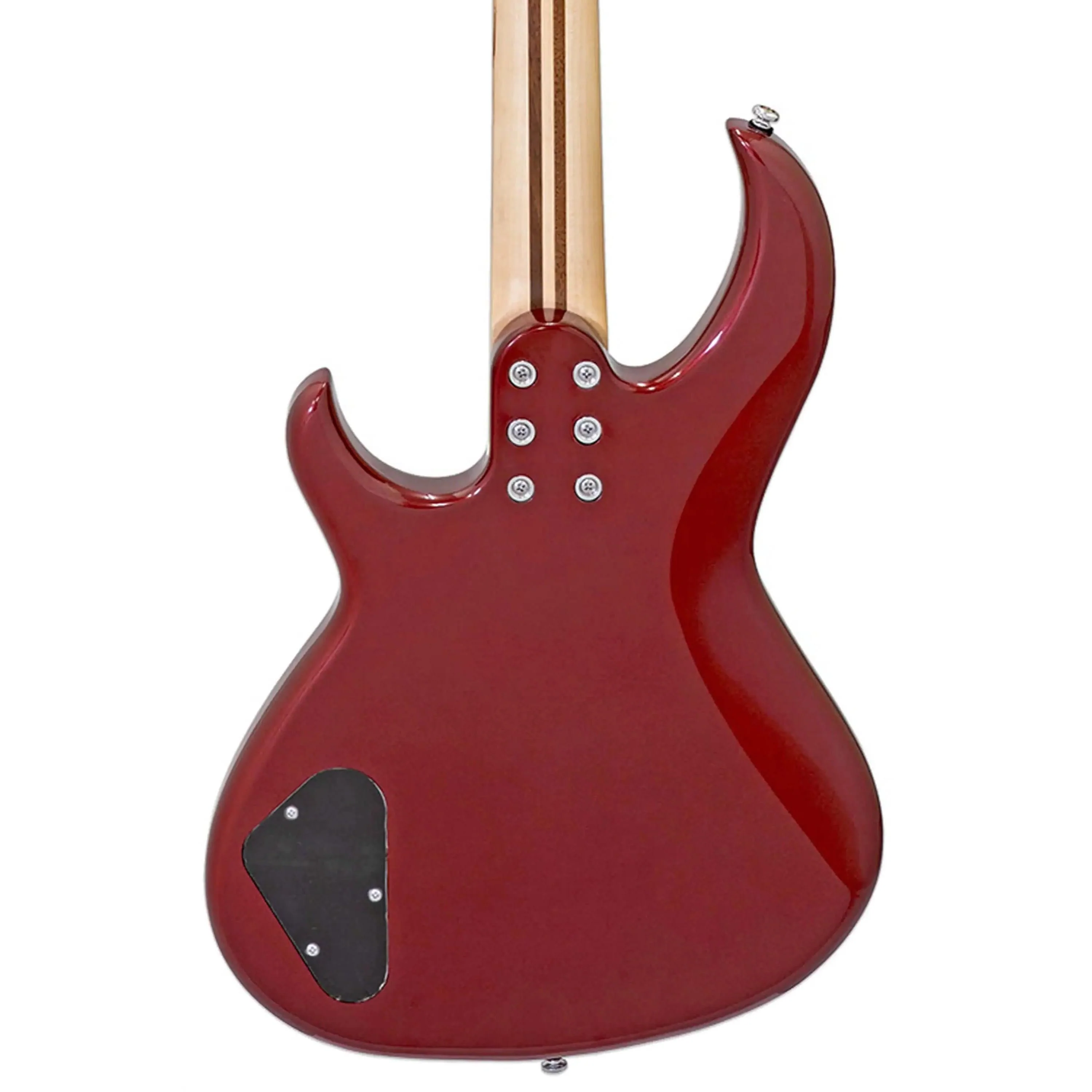 Aria SB-ONE Aria Pro II Electric Bass - Candy Apple Red - Image 2