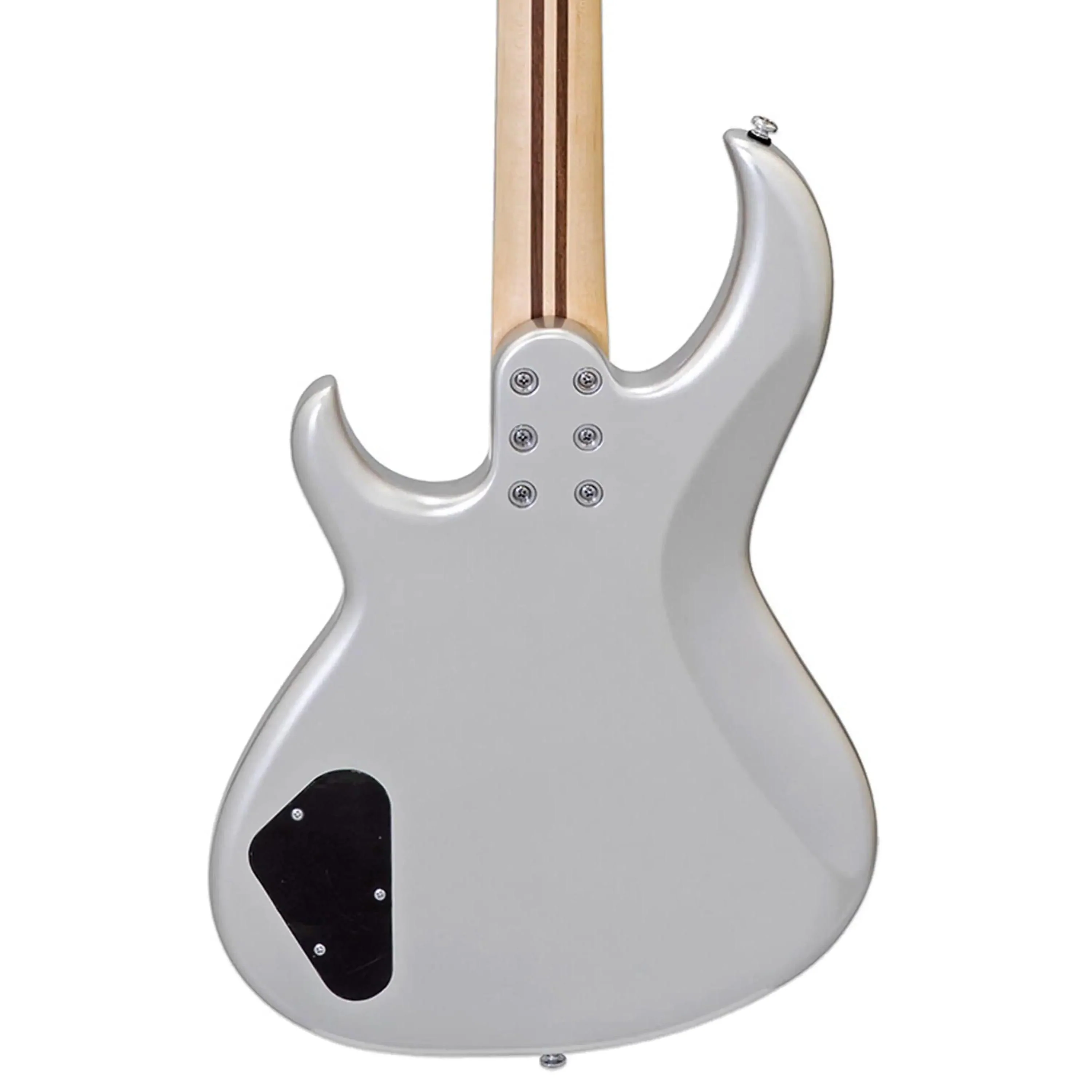 Aria SB-ONE Aria Pro II Electric Bass - Silver - Image 2