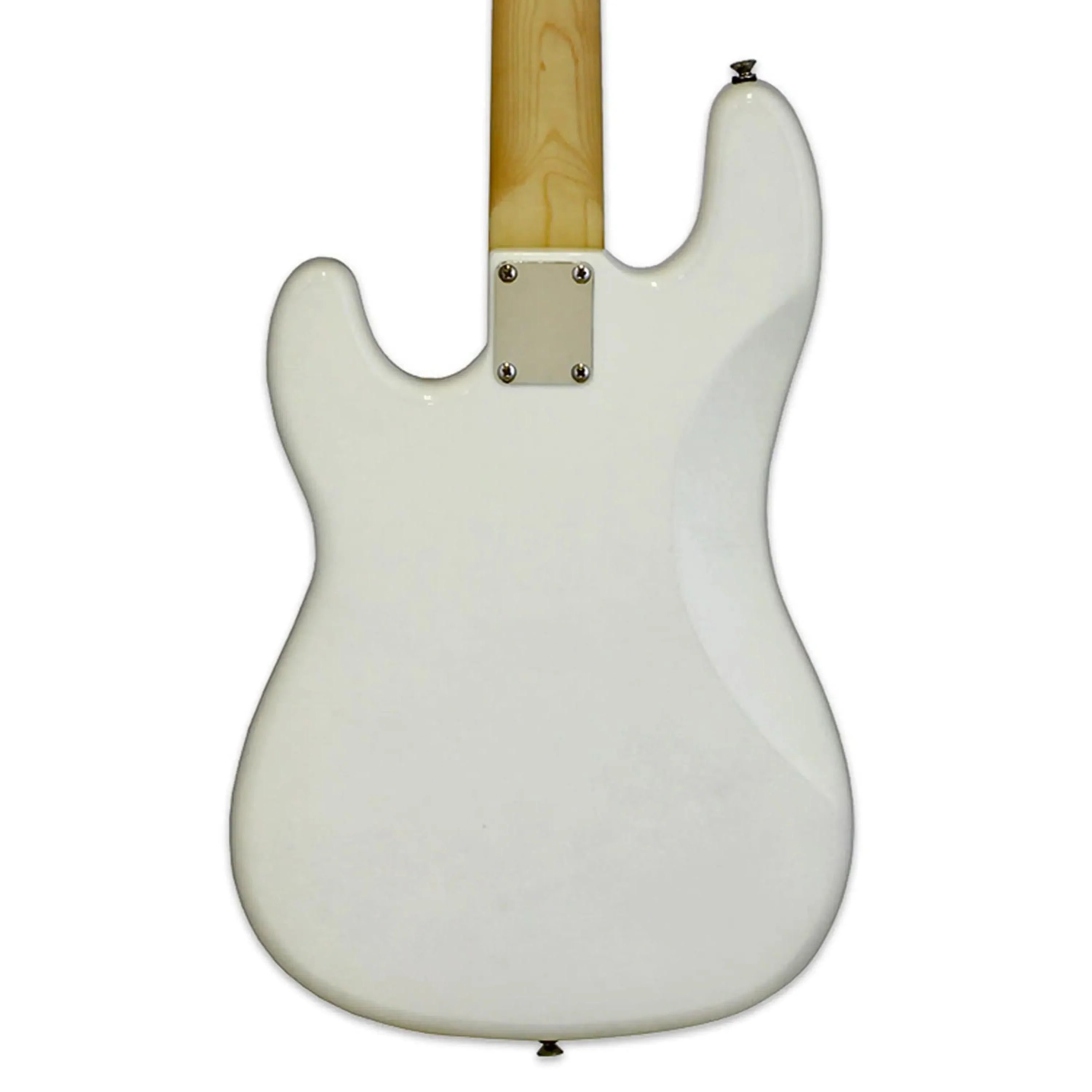 Aria STB-PB/B Pro II Electric Bass - White - Image 2