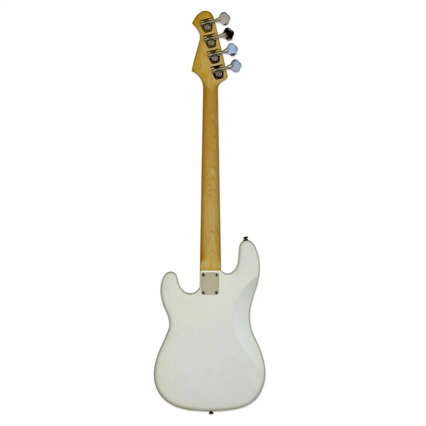Aria STB-PB/M Pro II Electric Bass - White - Image 4