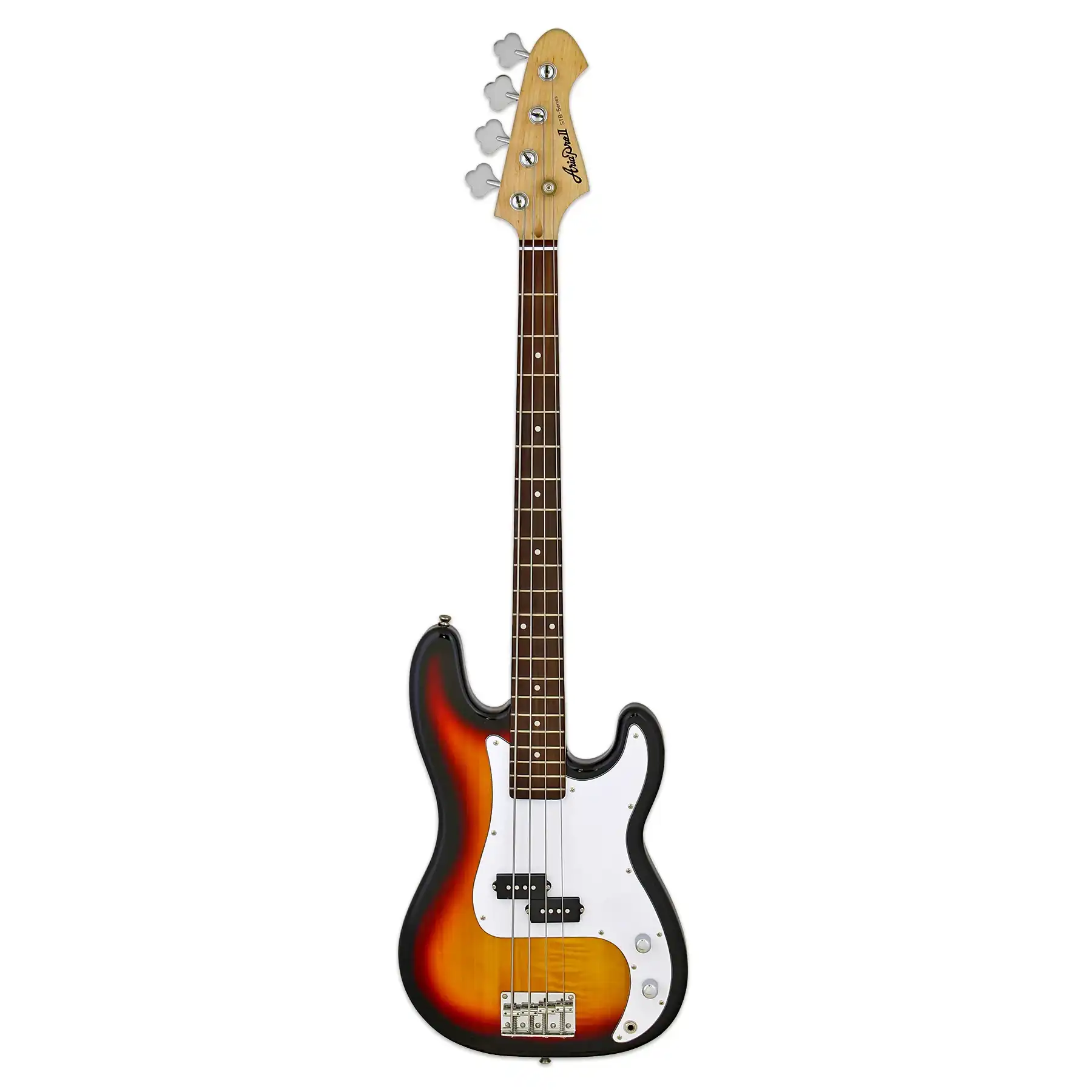 Aria STB-PB Pro II Electric Bass - 3 Tone Sunburst - Image 3