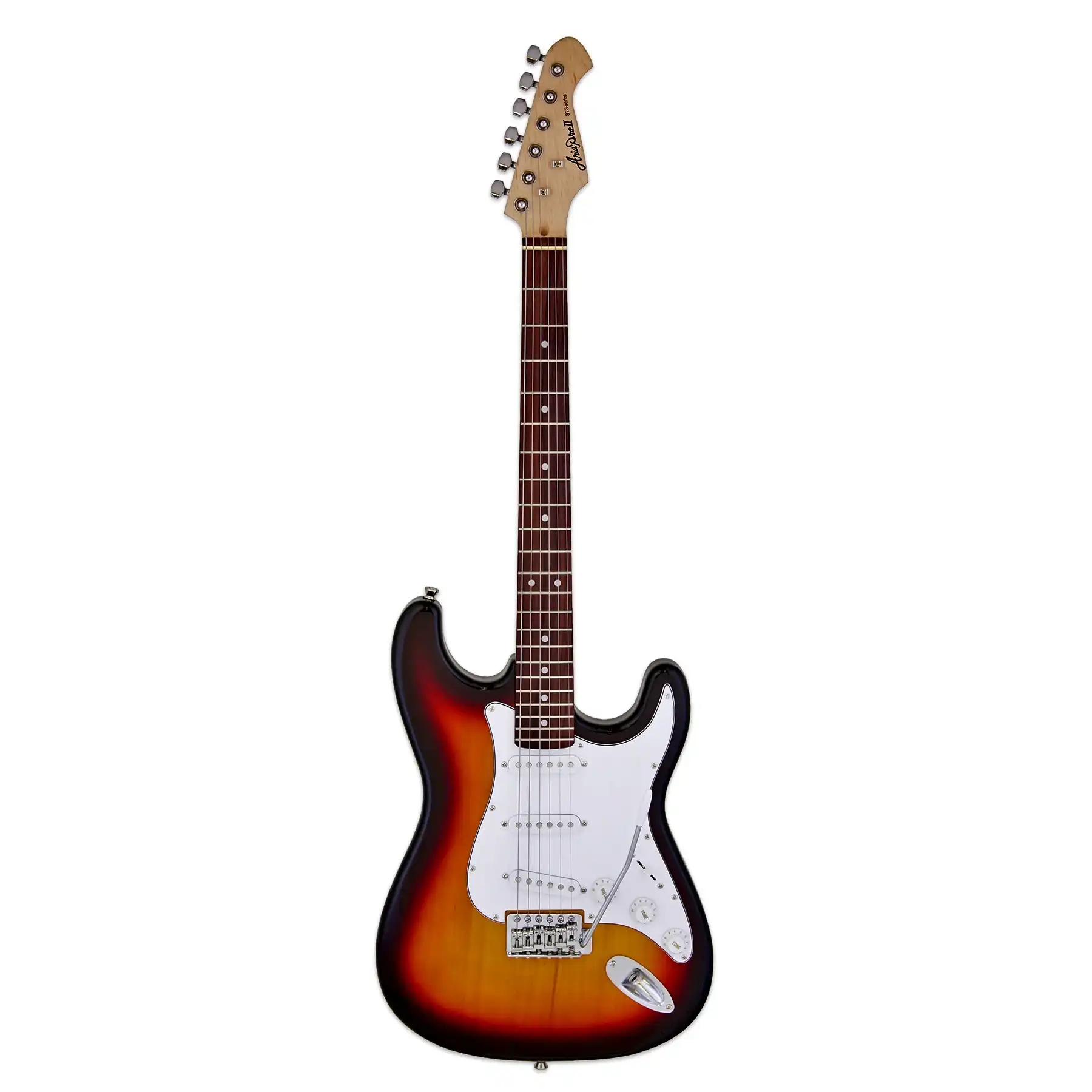 Aria STG-003 Pro II Electric Guitar - 3 Tone Sunburst - Image 3