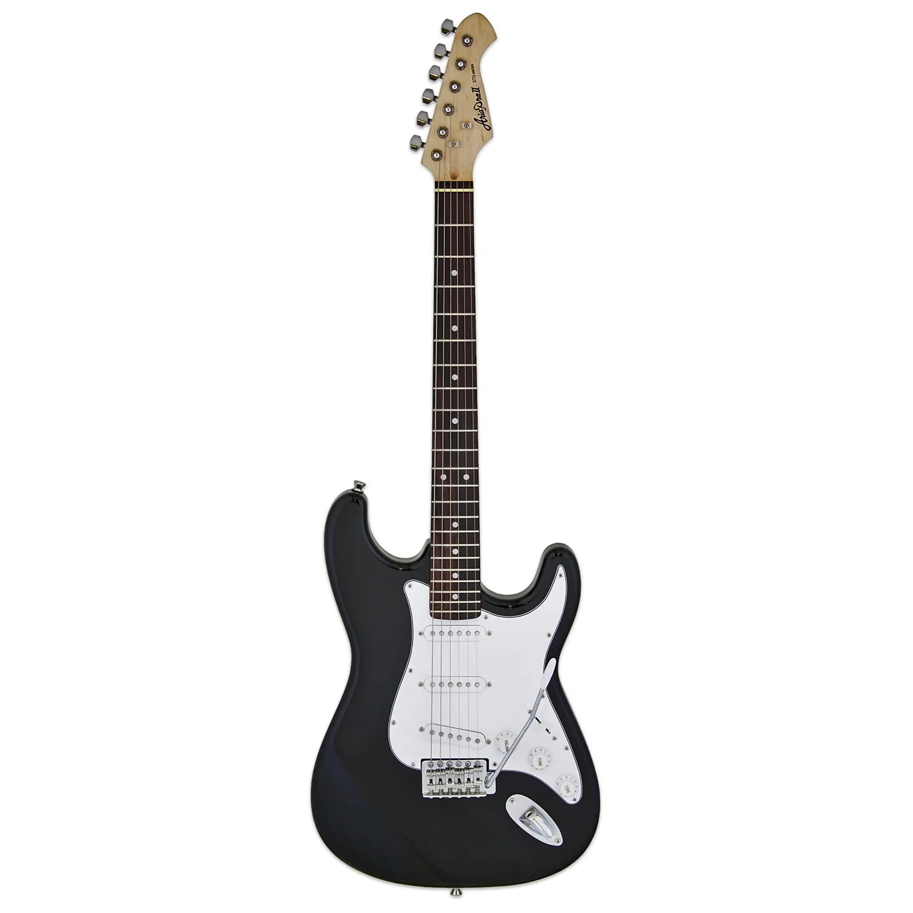 Aria STG-003 Pro II Electric Guitar - Black - Image 2