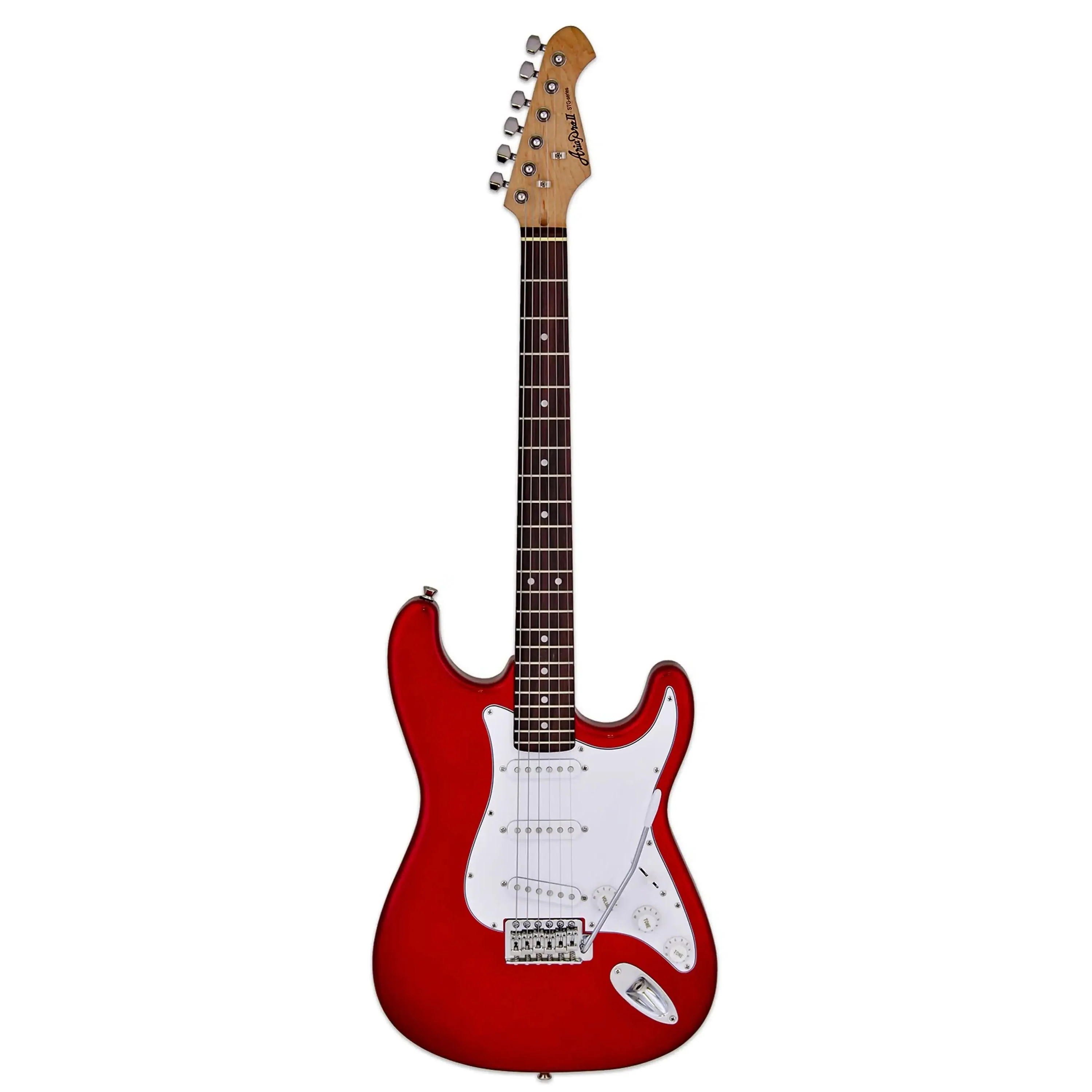 Aria STG-003 Pro II Electric Guitar - Candy Apple Red - Image 2