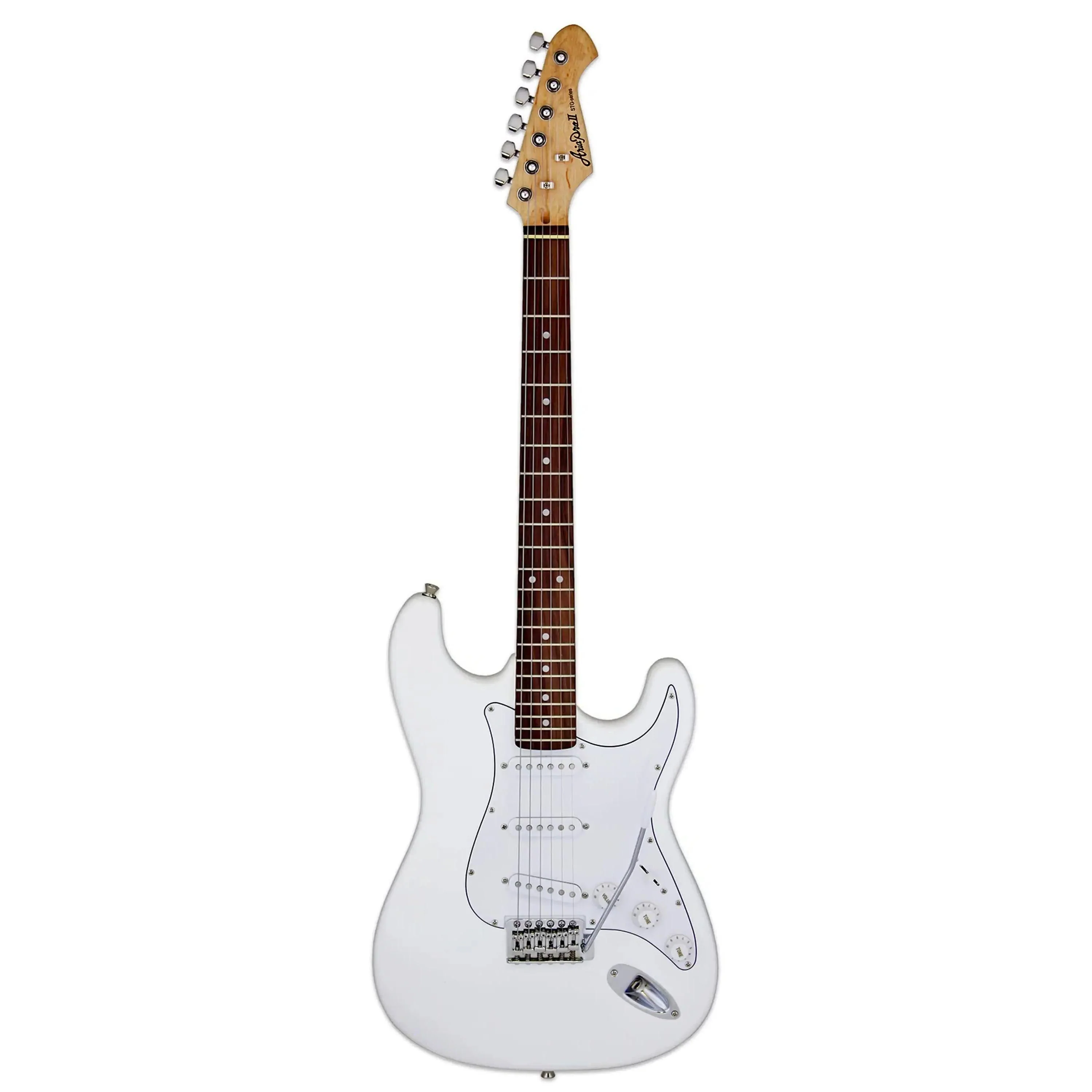Aria STG-003 Pro II Electric Guitar - White - Image 2