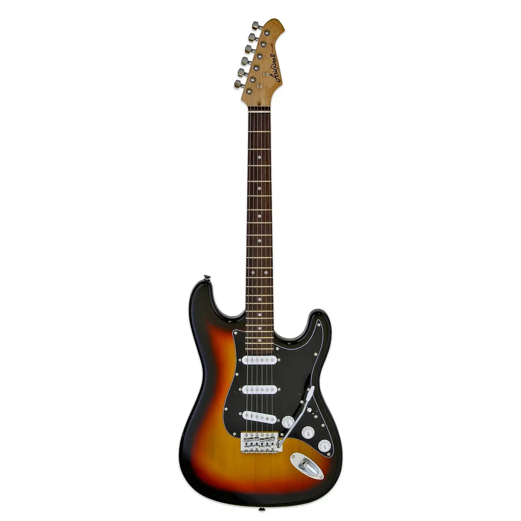 Aria STG-003SPL Pro II Electric Guitar - 3 Tone Sunburst - Image 3