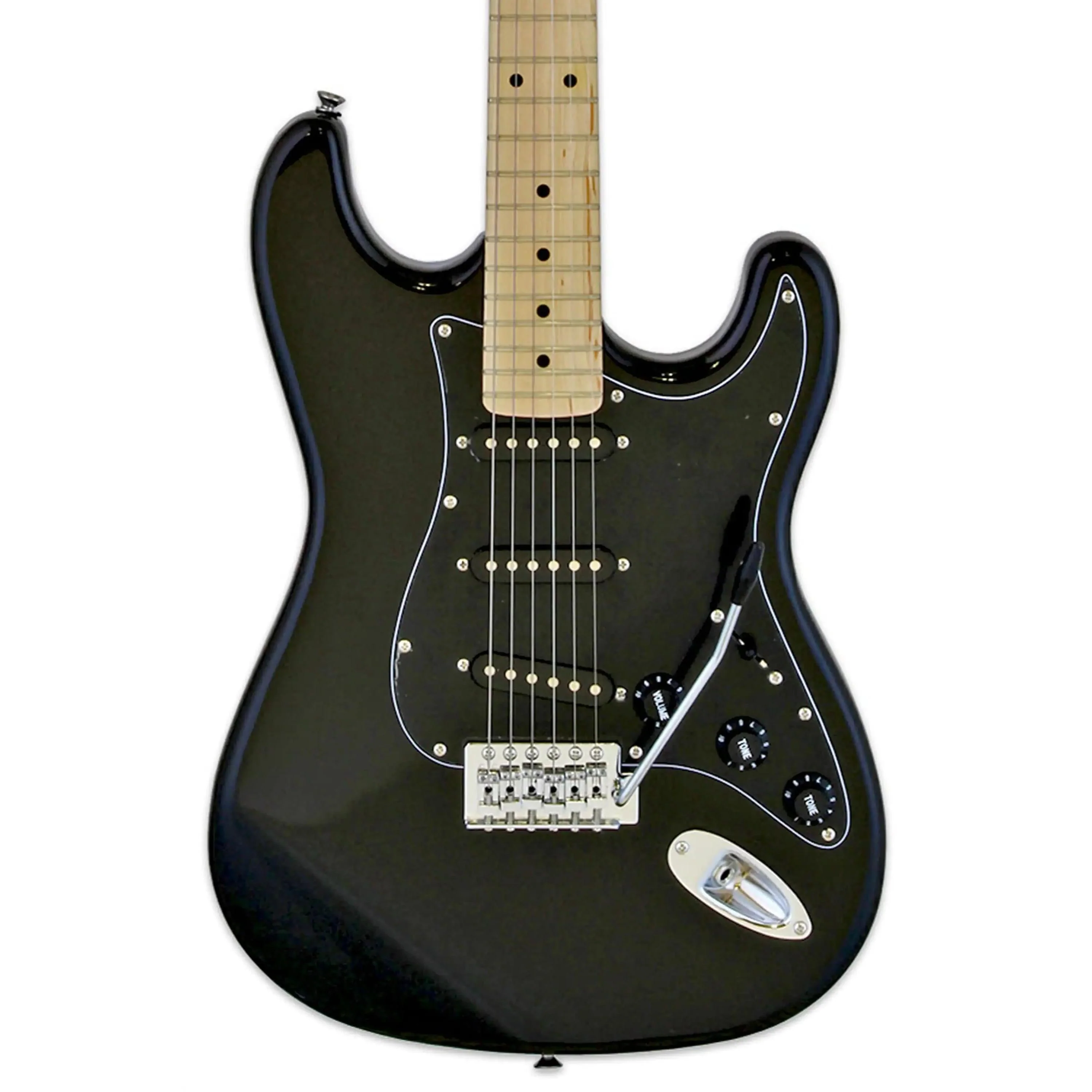 Aria STG-003SPL Pro II Electric Guitar - Black