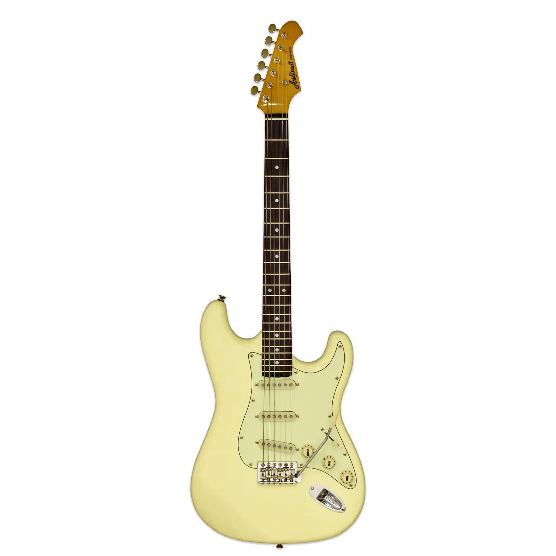 Aria STG-62 Pro II Modern Classics Electric Guitar - Vintage White - Image 3