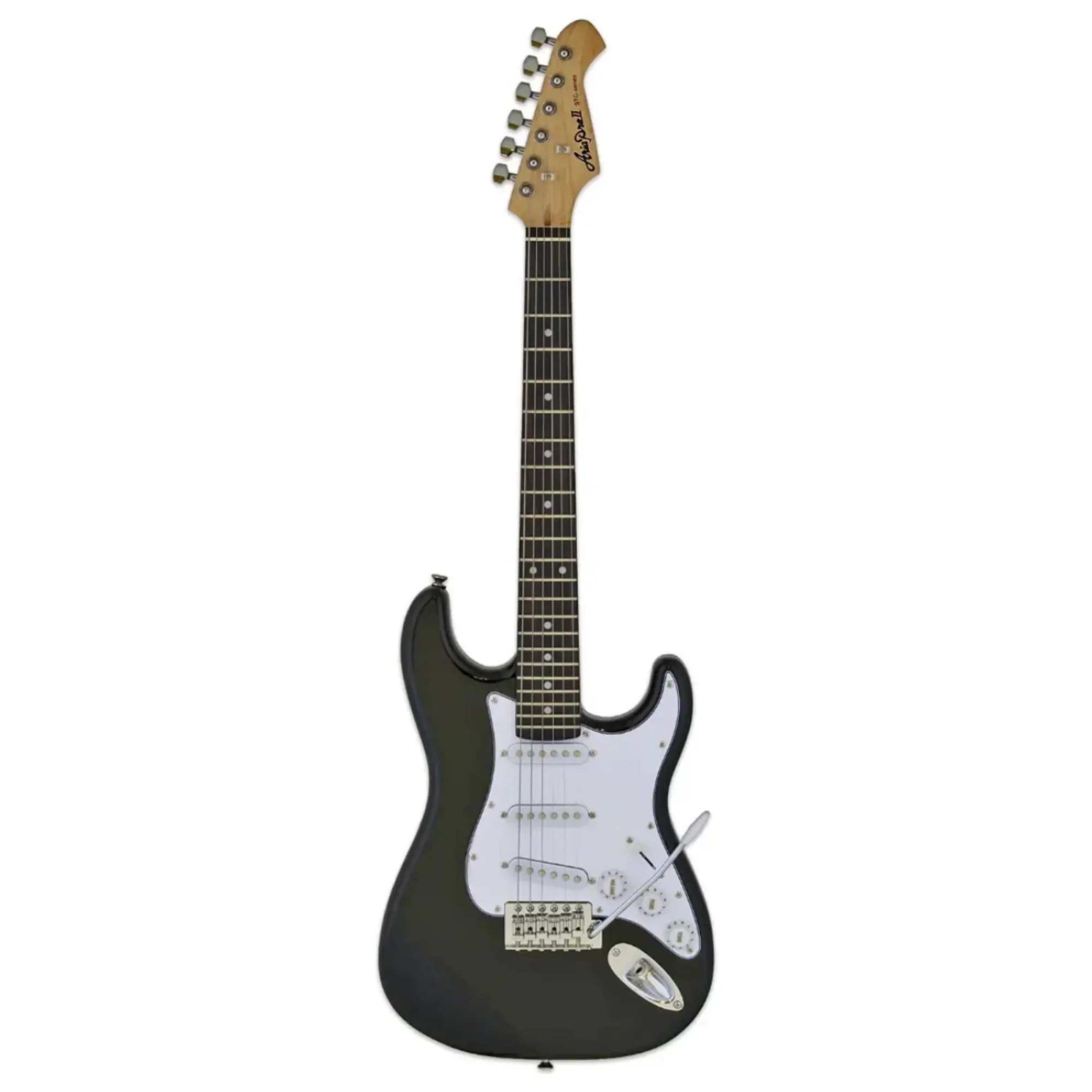 Aria STG-MINI Pro II Electric Guitar - Black - Image 3