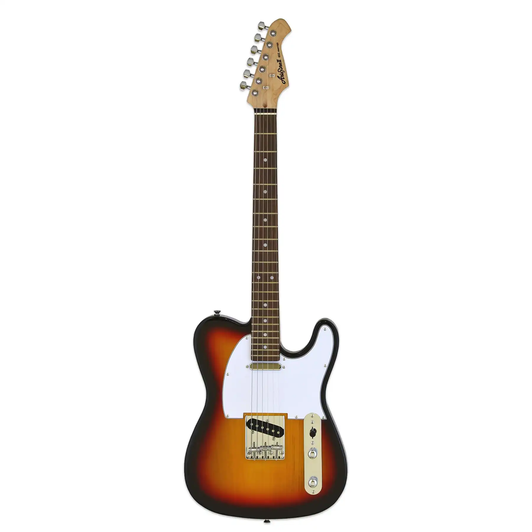 Aria TEG-002M Pro II Electric Guitar - 3 Tone Sunburst - Image 3