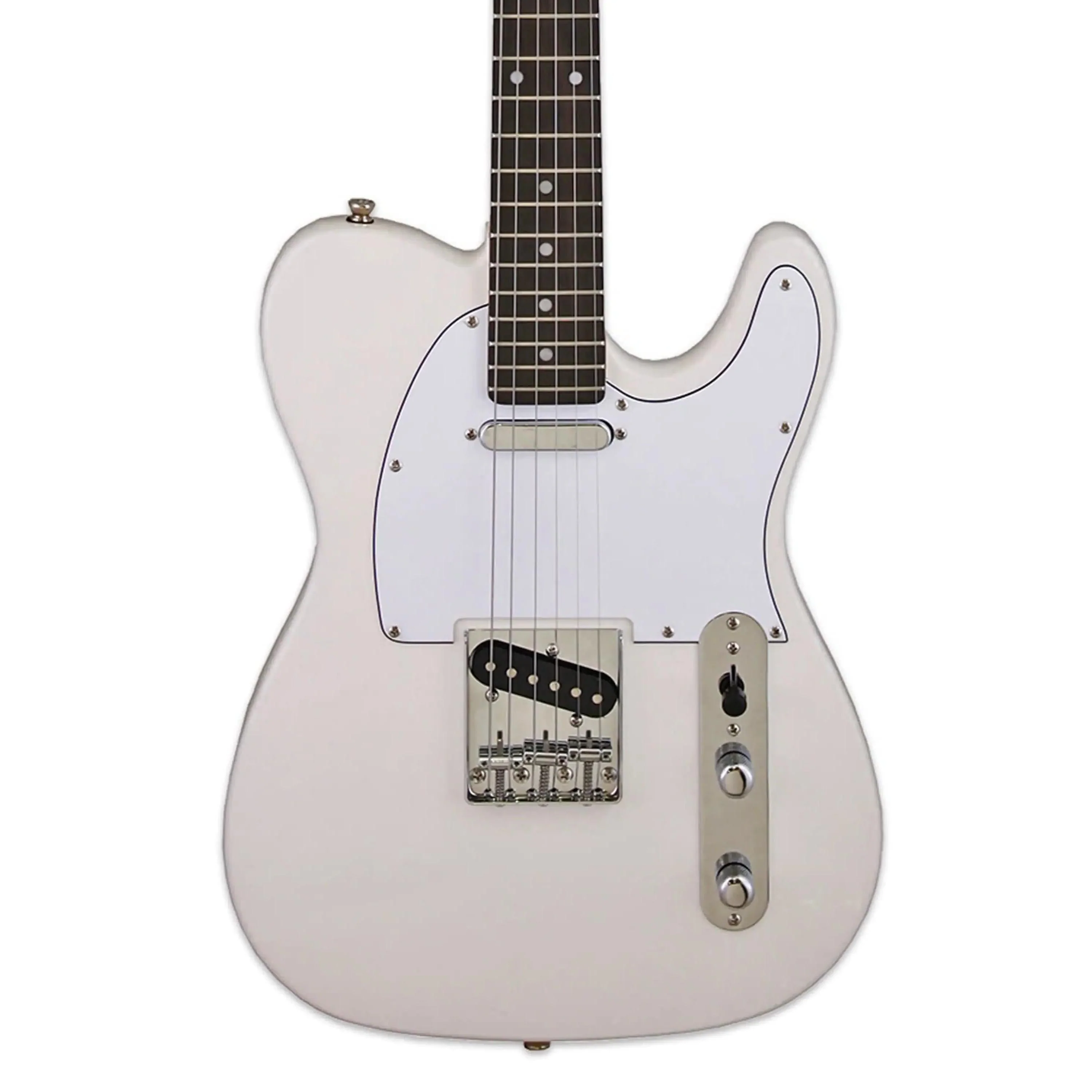 Aria TEG-002M Pro II Electric Guitar - Ivory