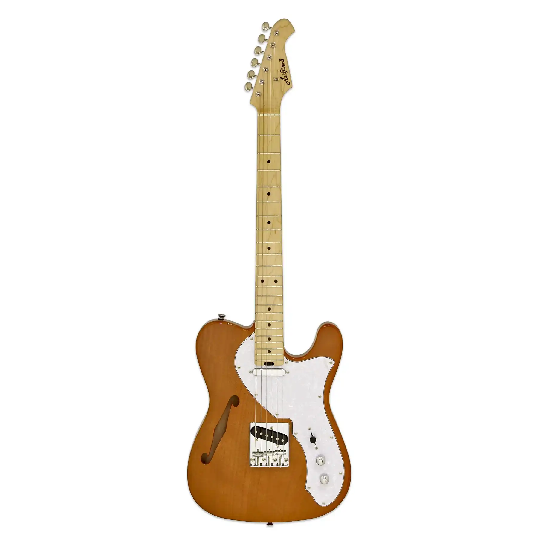 Aria TEG-TL Pro II Modern Classics Electric Guitar - Natural - Image 3