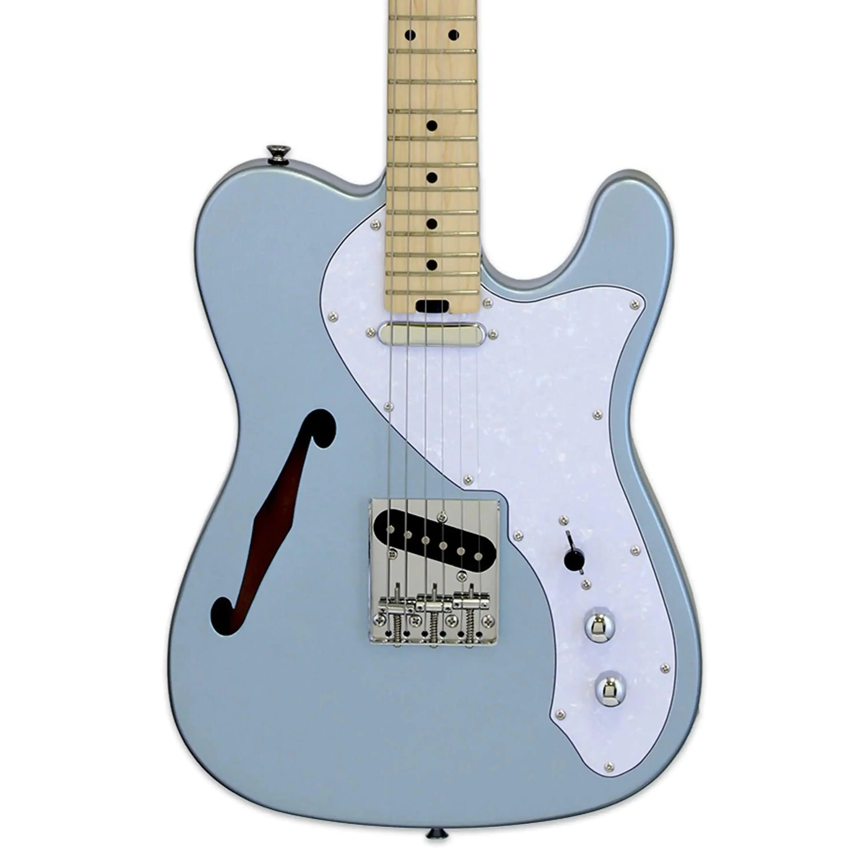 Aria TEG-TL Pro II Modern Classics Electric Guitar - Metallic Ice Blue