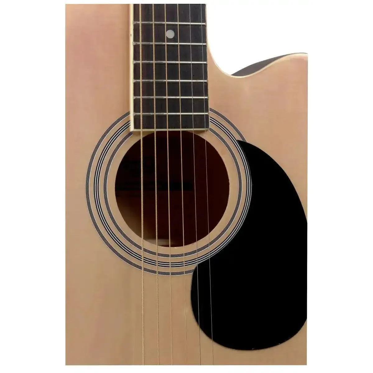 Stagg SA20ACE Auditorium Acoustic-Electric Guitar - Natural - Image 3