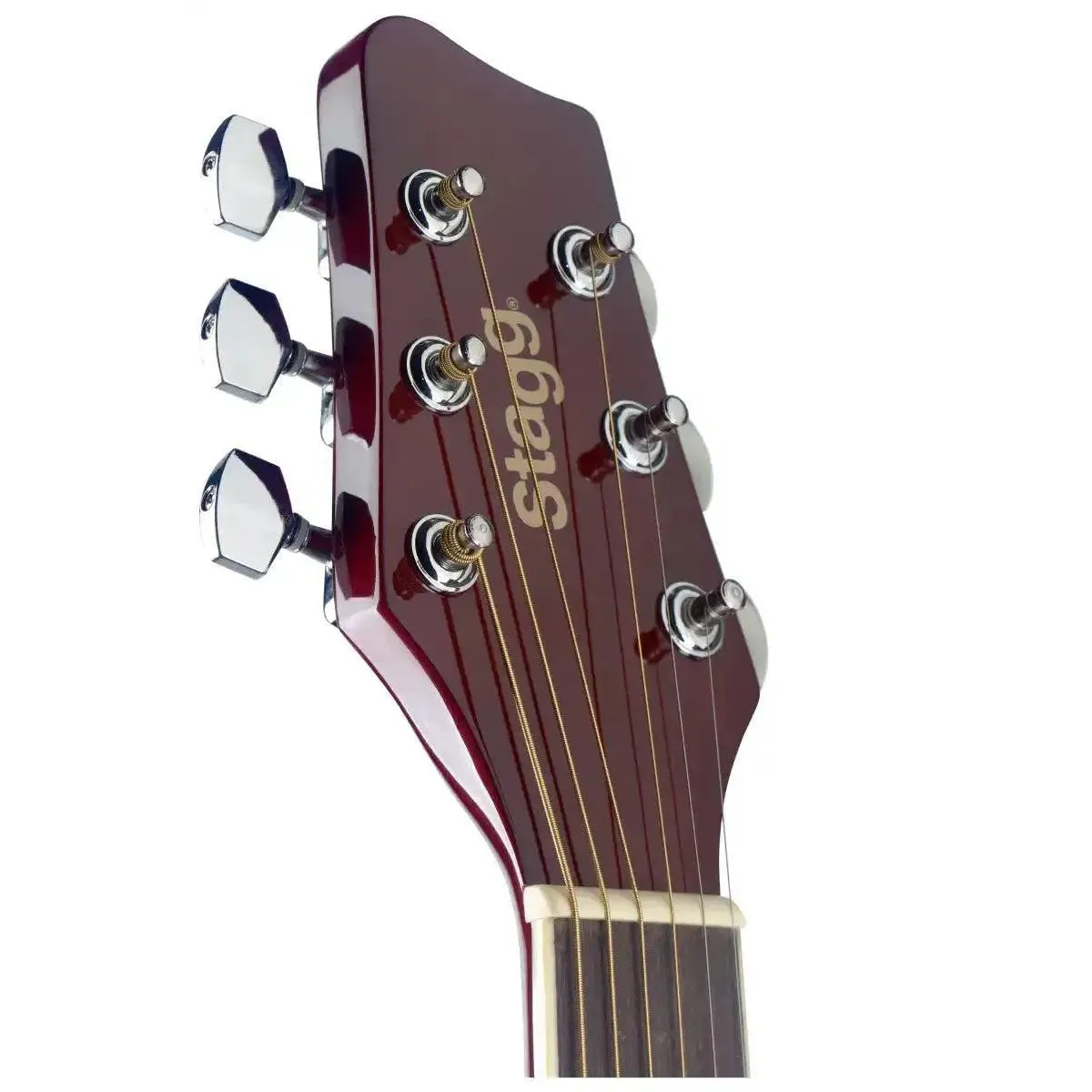 Stagg SA20ACE Auditorium Acoustic-Electric Guitar - Natural - Image 4