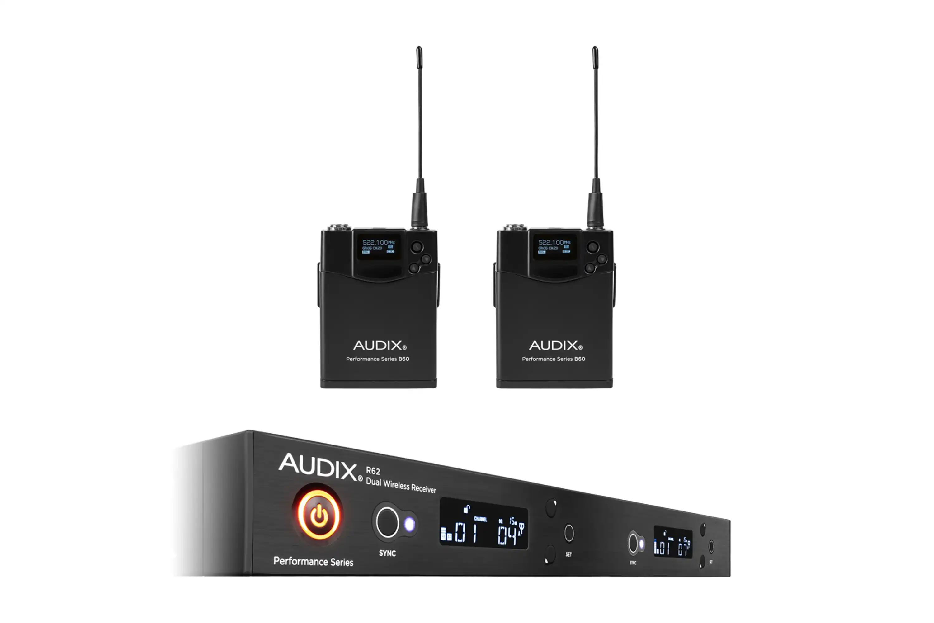 Audix AP62 BP Dual Channel Bodypack Wireless System