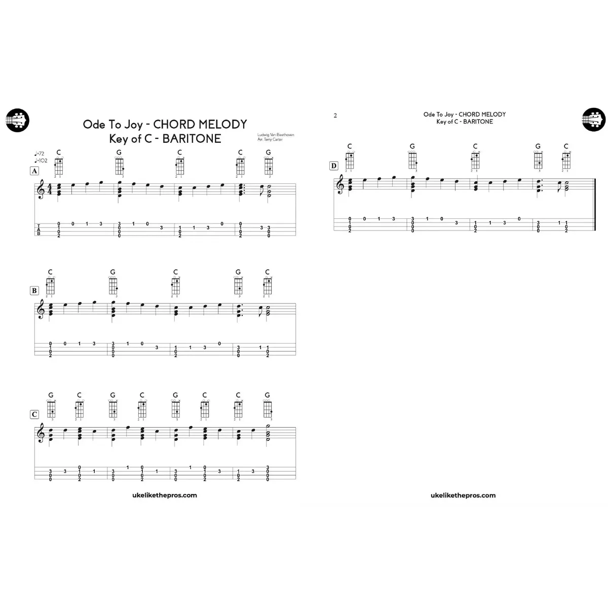 Baritone Ukulele Chord Melody Mastery Course - Uke Like The Pros - Image 3