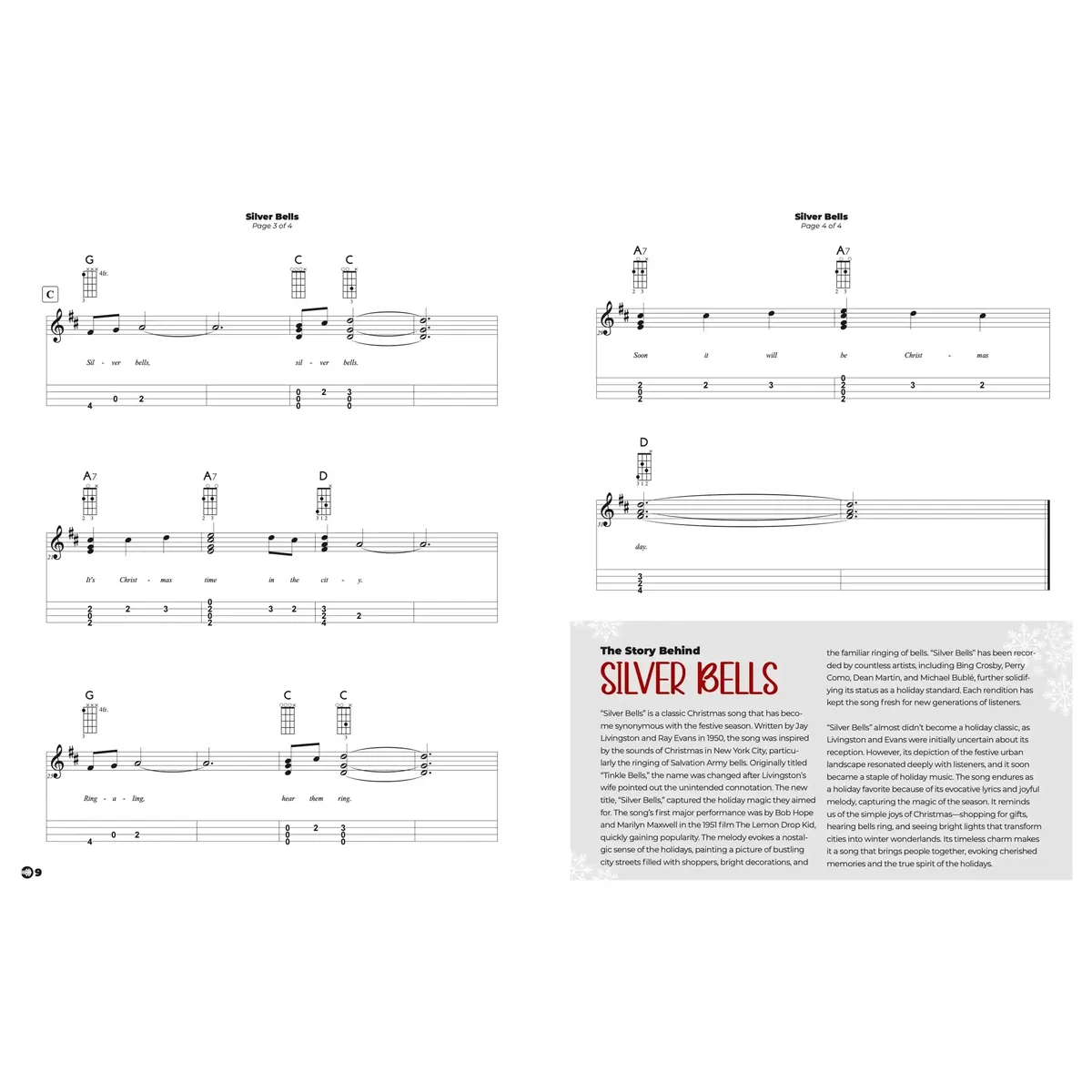 Baritone Ukulele Christmas Fingerstyle Chord Melody - Image 3