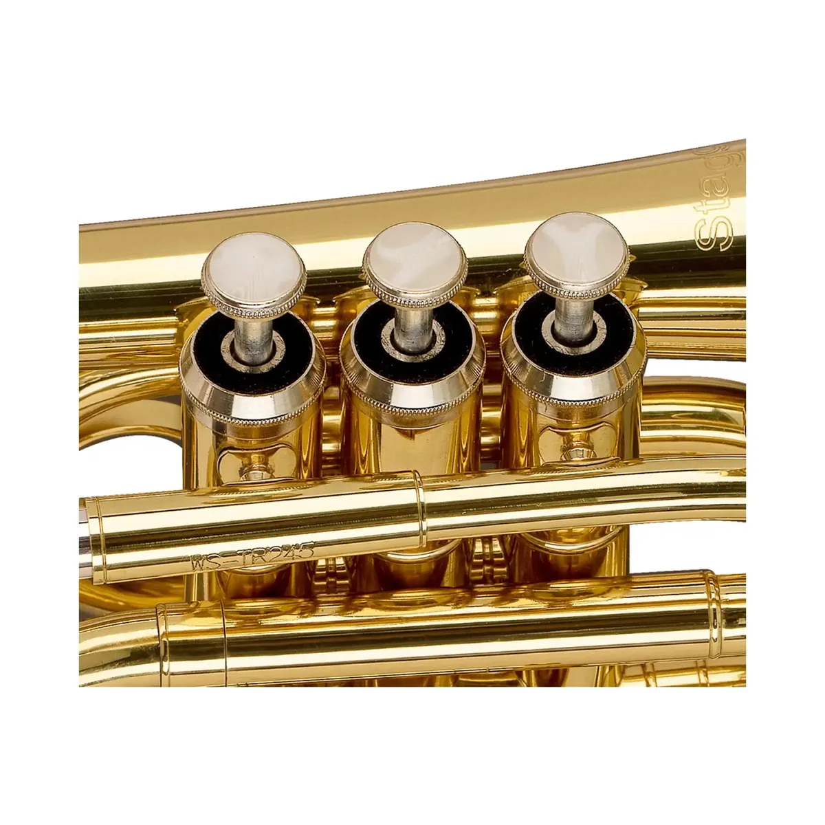 Stagg WS-TR245S Bb Pocket Trumpet - Image 3