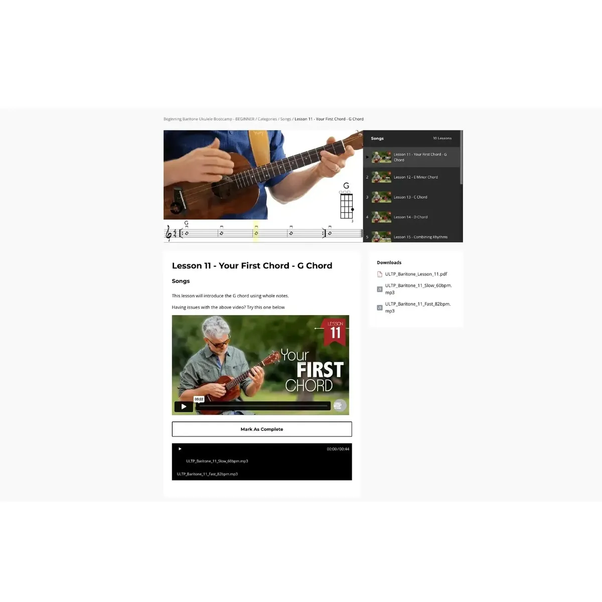 Beginning Baritone Bootcamp Course - Uke Like The Pros - Image 3