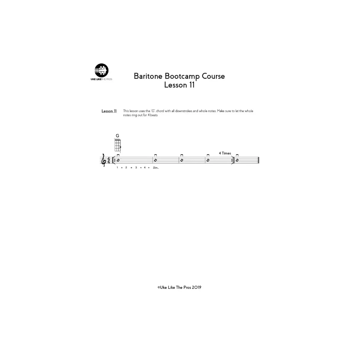 Beginning Baritone Bootcamp Course - Uke Like The Pros - Image 4