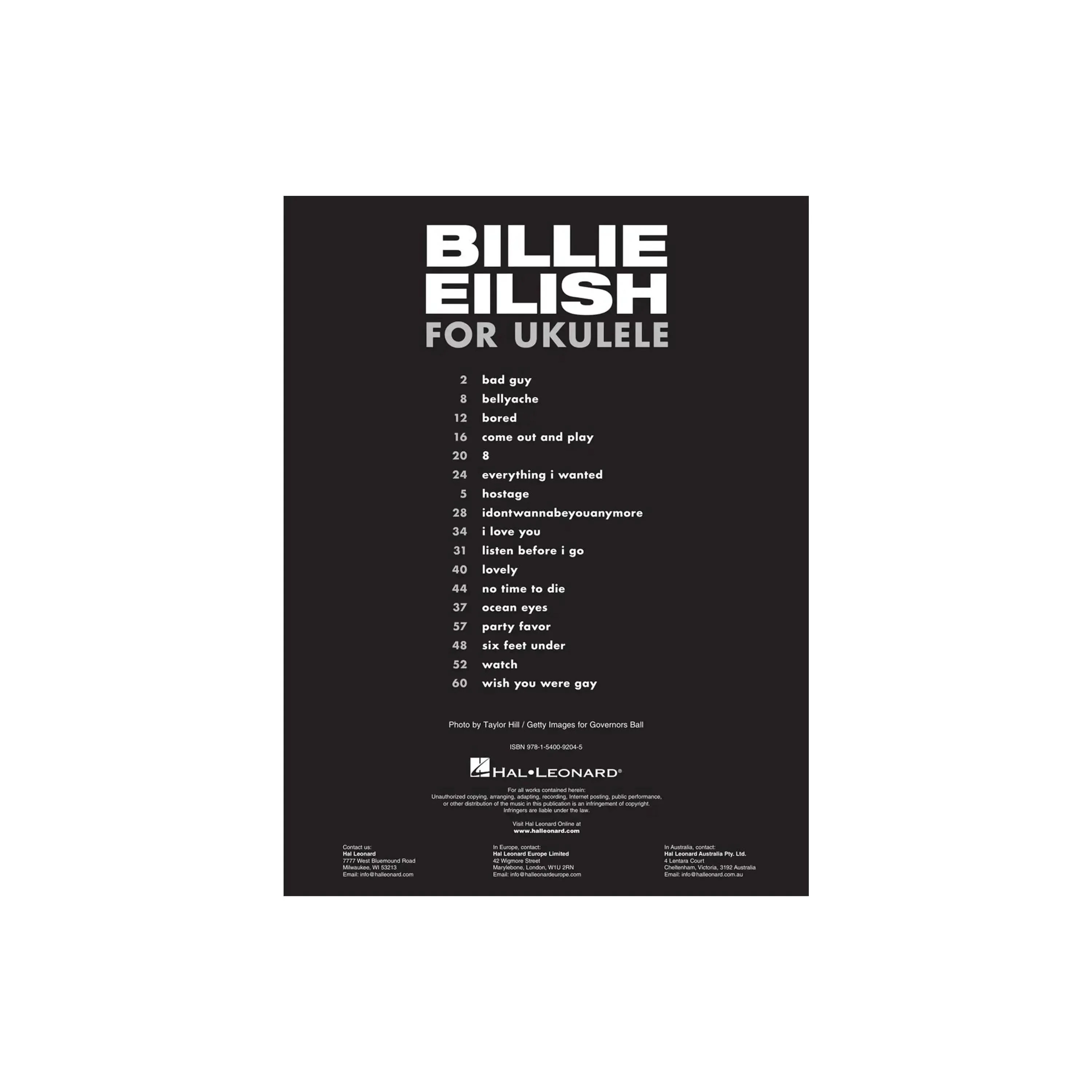 Billie Eilish For Ukulele 17 Songs to Strum & Sing - Image 2