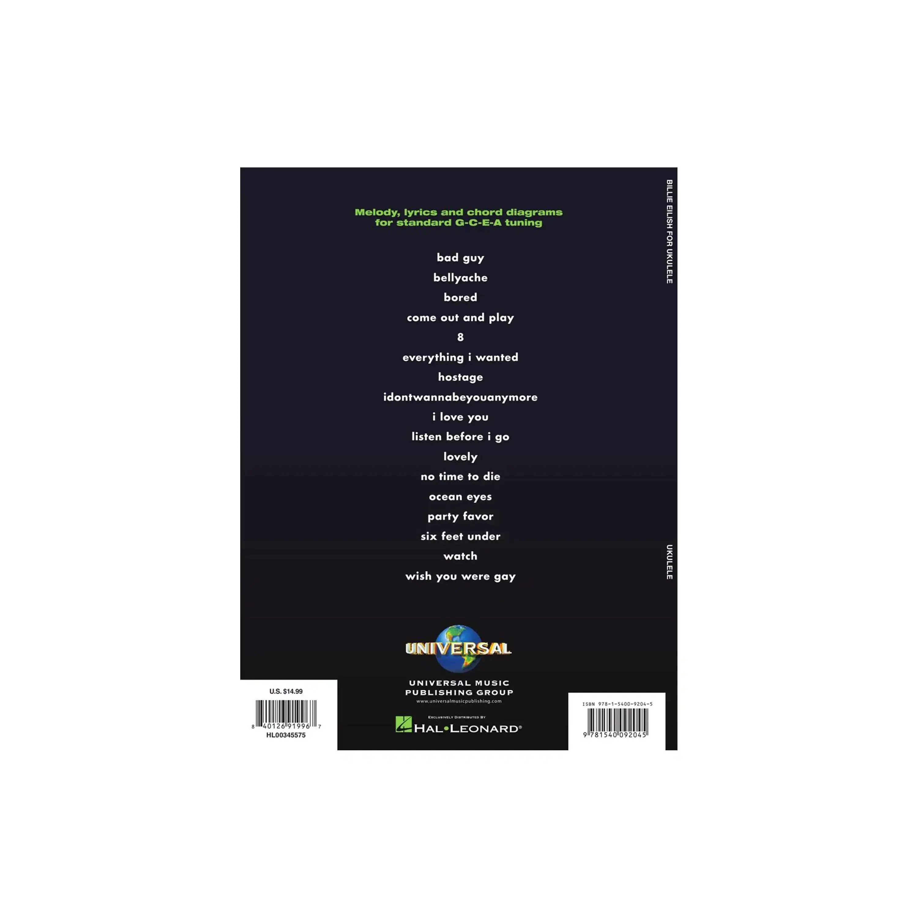 Billie Eilish For Ukulele 17 Songs to Strum & Sing - Image 5