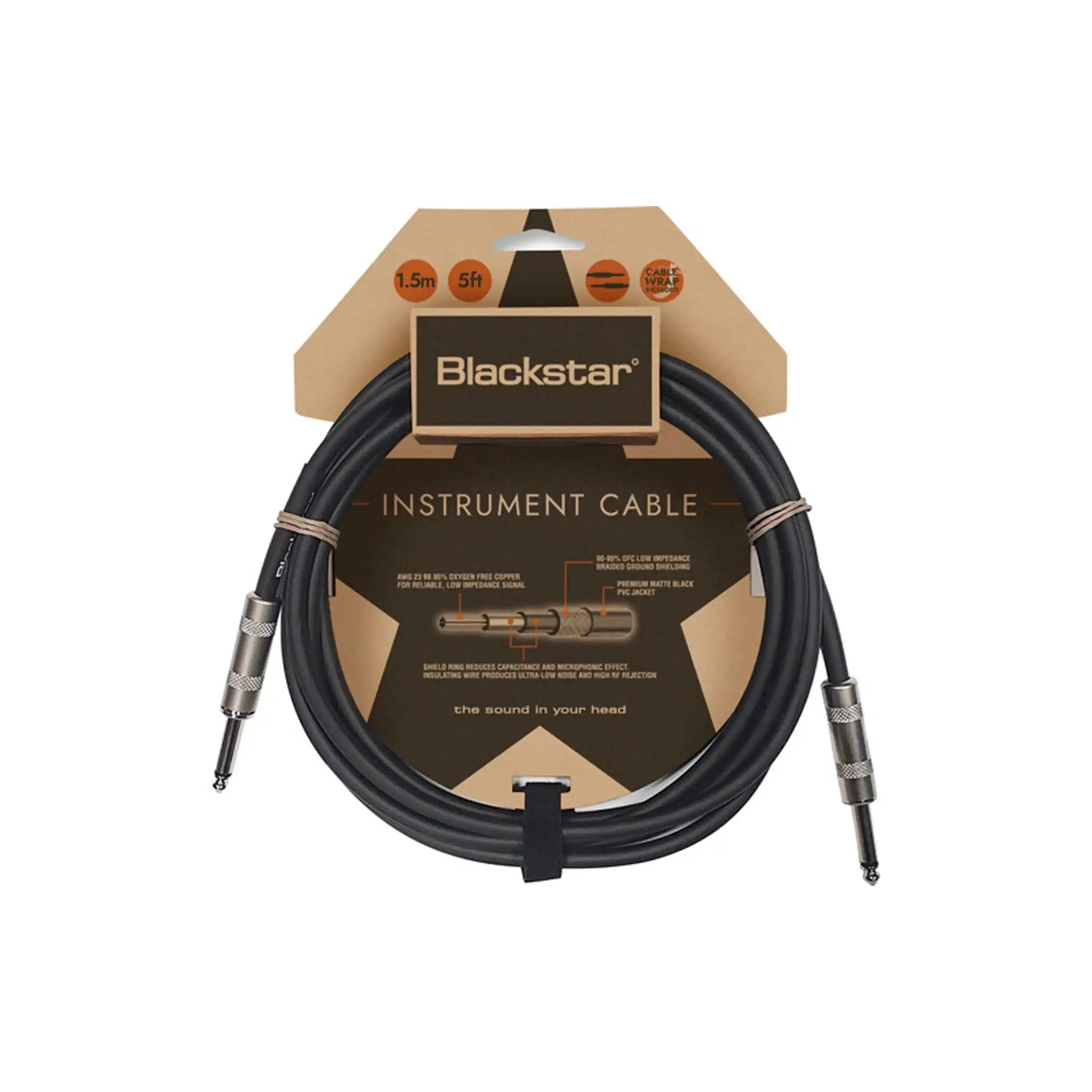 Blackstar 5ft Standard Instrument Cable