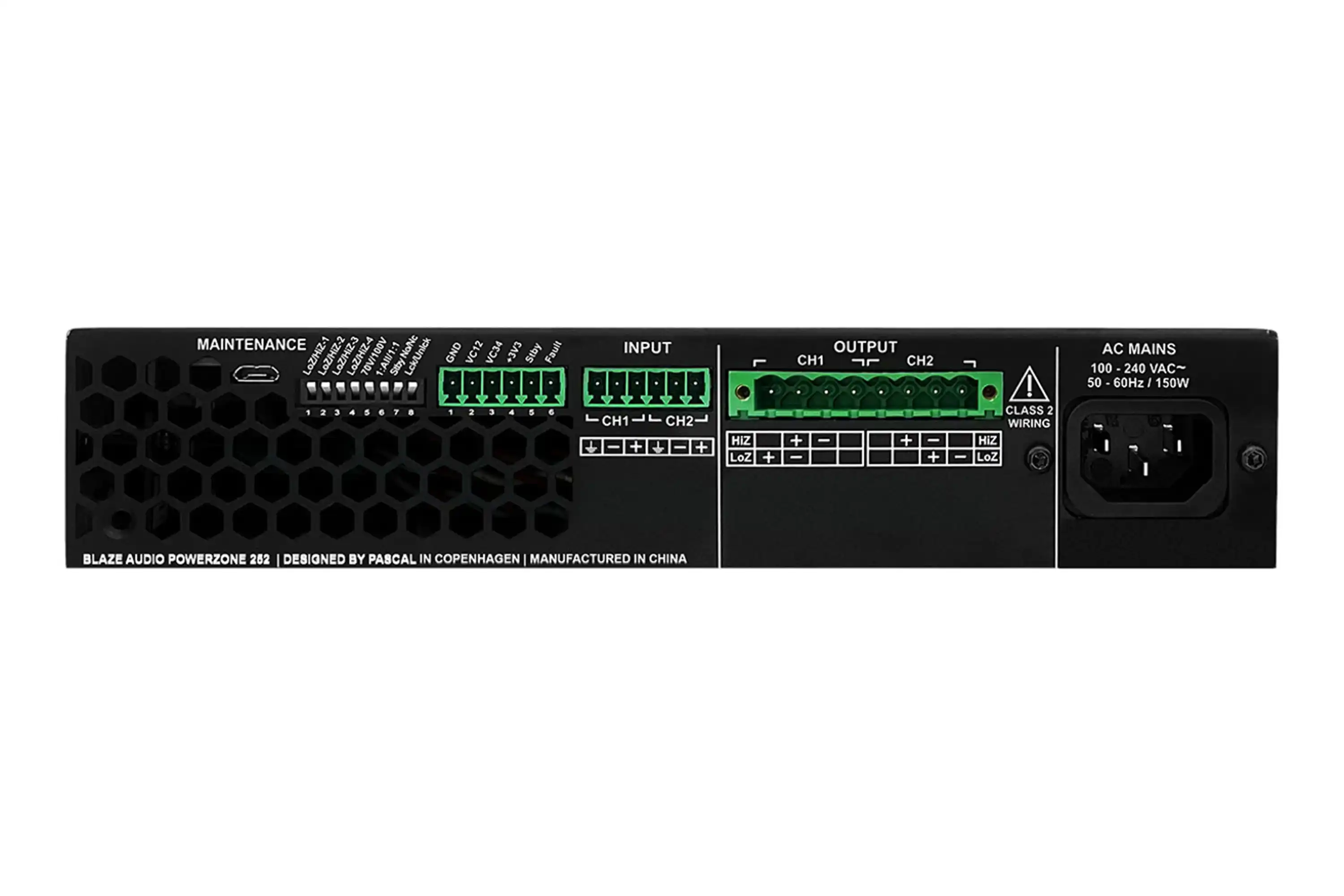 Blaze PowerZone 252 Installation Power Amplifier - Image 2
