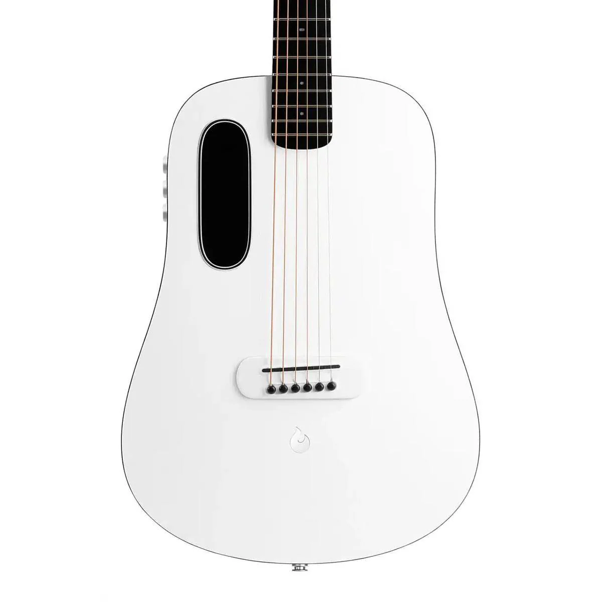 Blue Lava Original HPL Acoustic-Electric Guitar - Walnut/Frost White