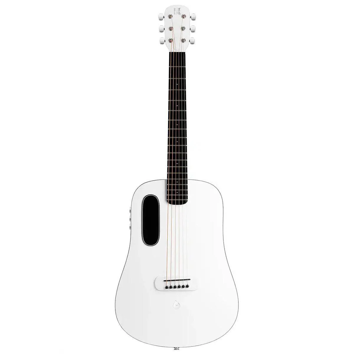 Blue Lava Original HPL Acoustic-Electric Guitar - Walnut/Frost White - Image 2