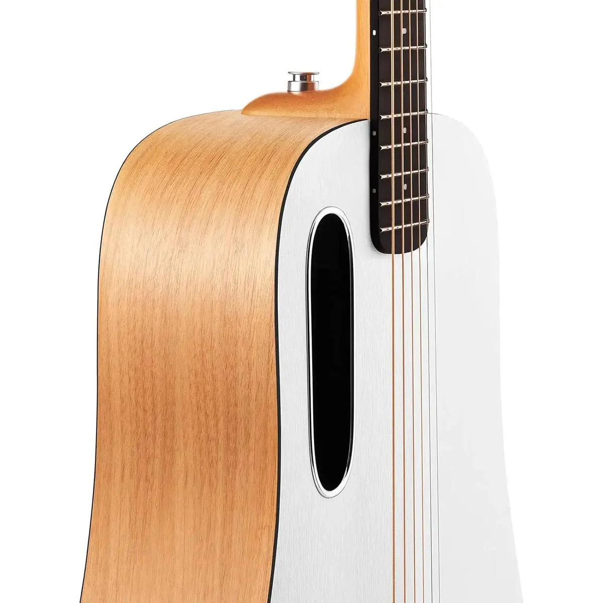 Blue Lava Original HPL Acoustic Guitar - Walnut/Frost White - Image 4