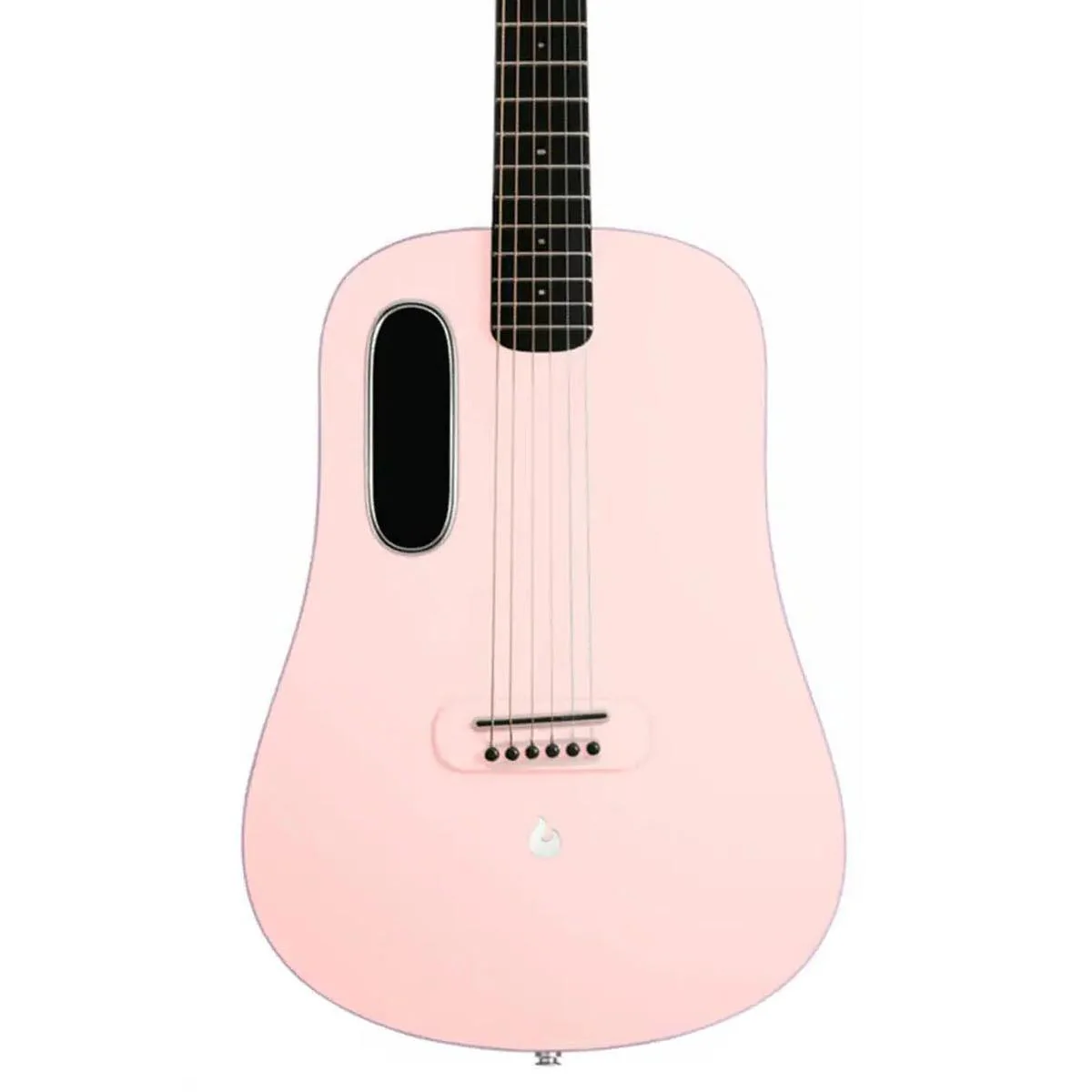 Blue Lava Touch HPL Acoustic-Electric Guitar - Coral/Lavender