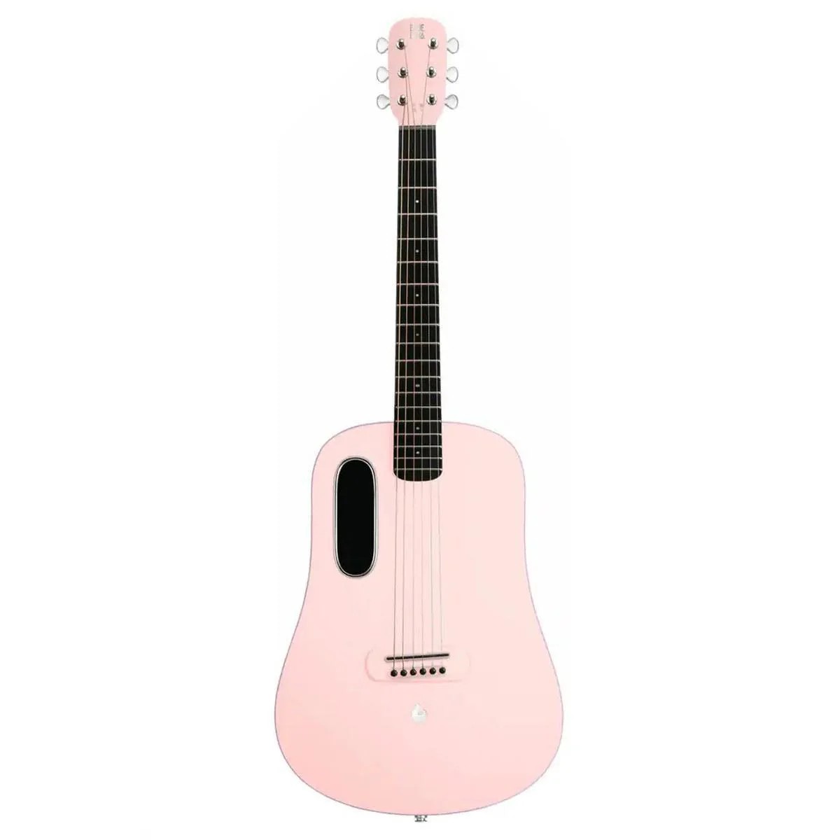 Blue Lava Touch HPL Acoustic-Electric Guitar - Coral/Lavender - Image 2