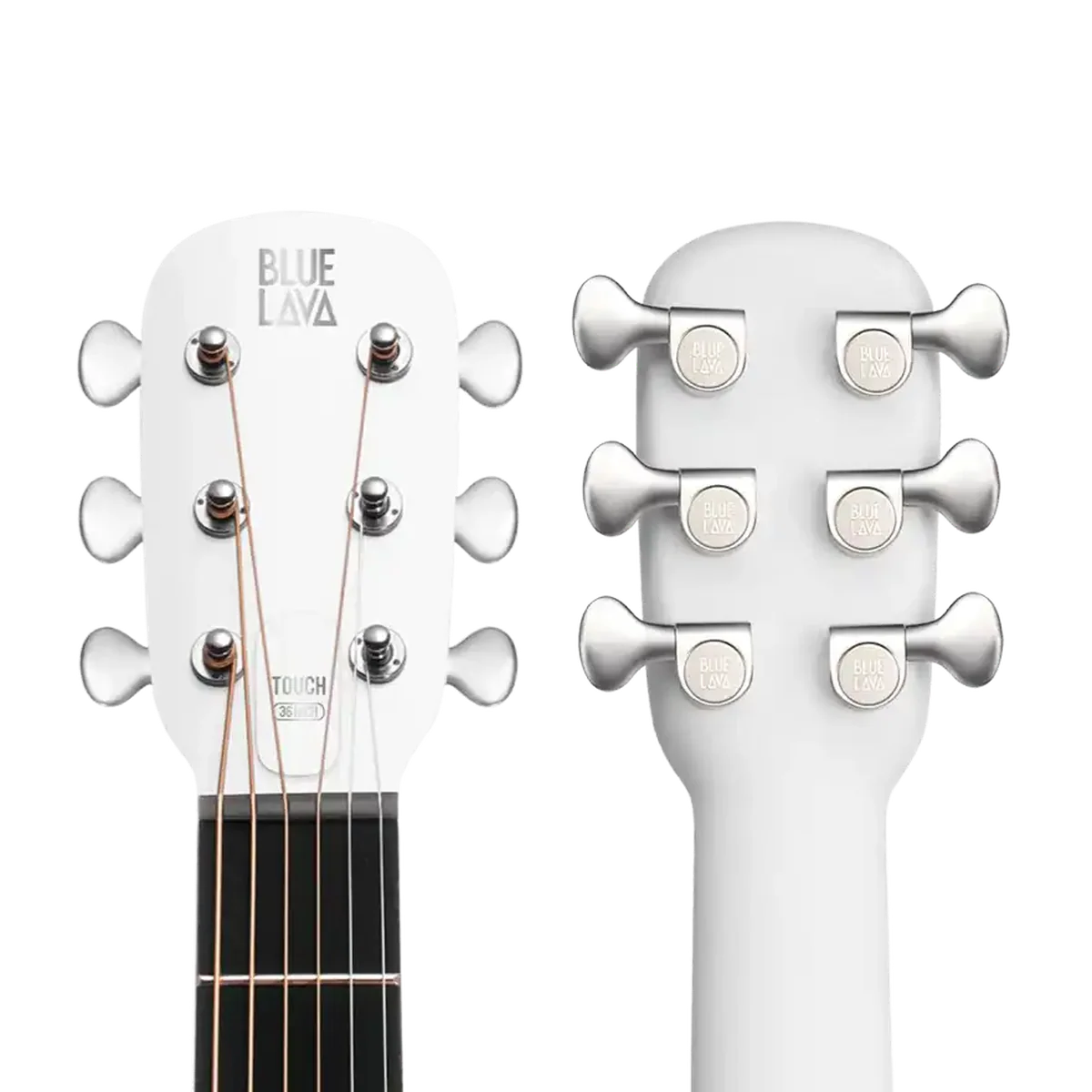 Blue Lava Touch HPL Acoustic-Electric Guitar - Sail White - Image 6
