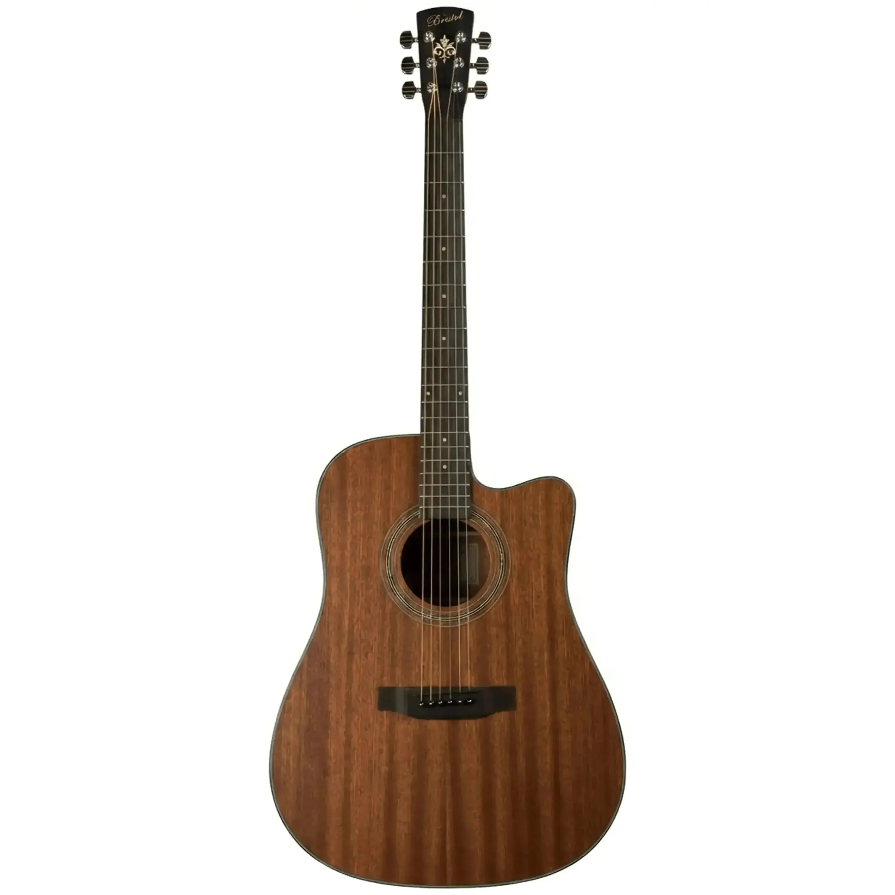 Bristol by Blueridge BD-15CE Dreadnought Acoustic-Electric Guitar with Cutaway - Image 3