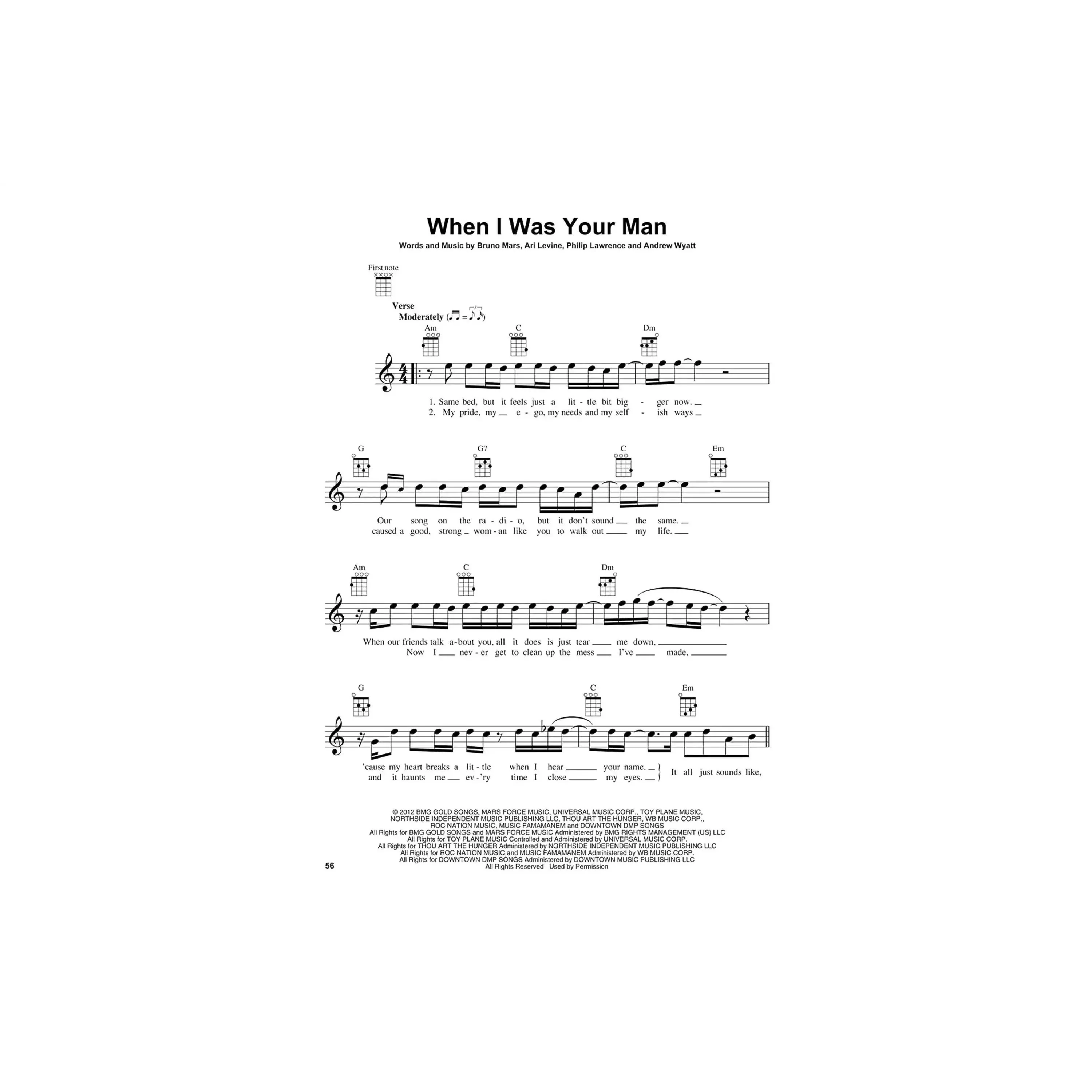 Bruno Mars for Ukulele - Image 3