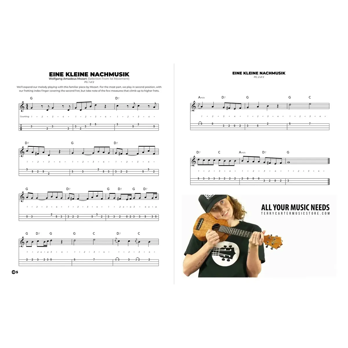 Classical Fingerstyle Ukulele Book - Image 3