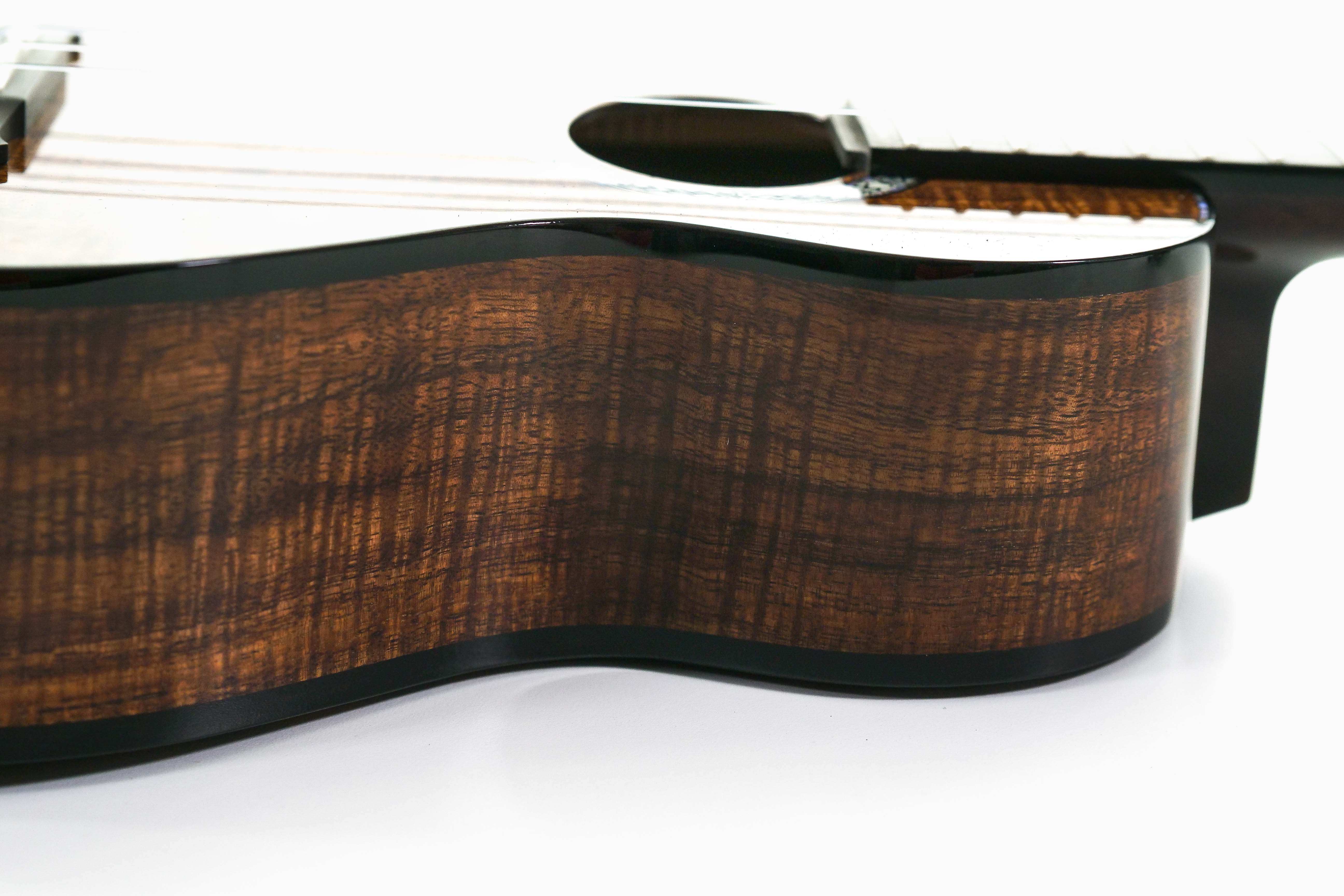 Cornerstone Custom Hawaiian Curly Koa Tenor Ukulele "Kapiolani" - Image 3