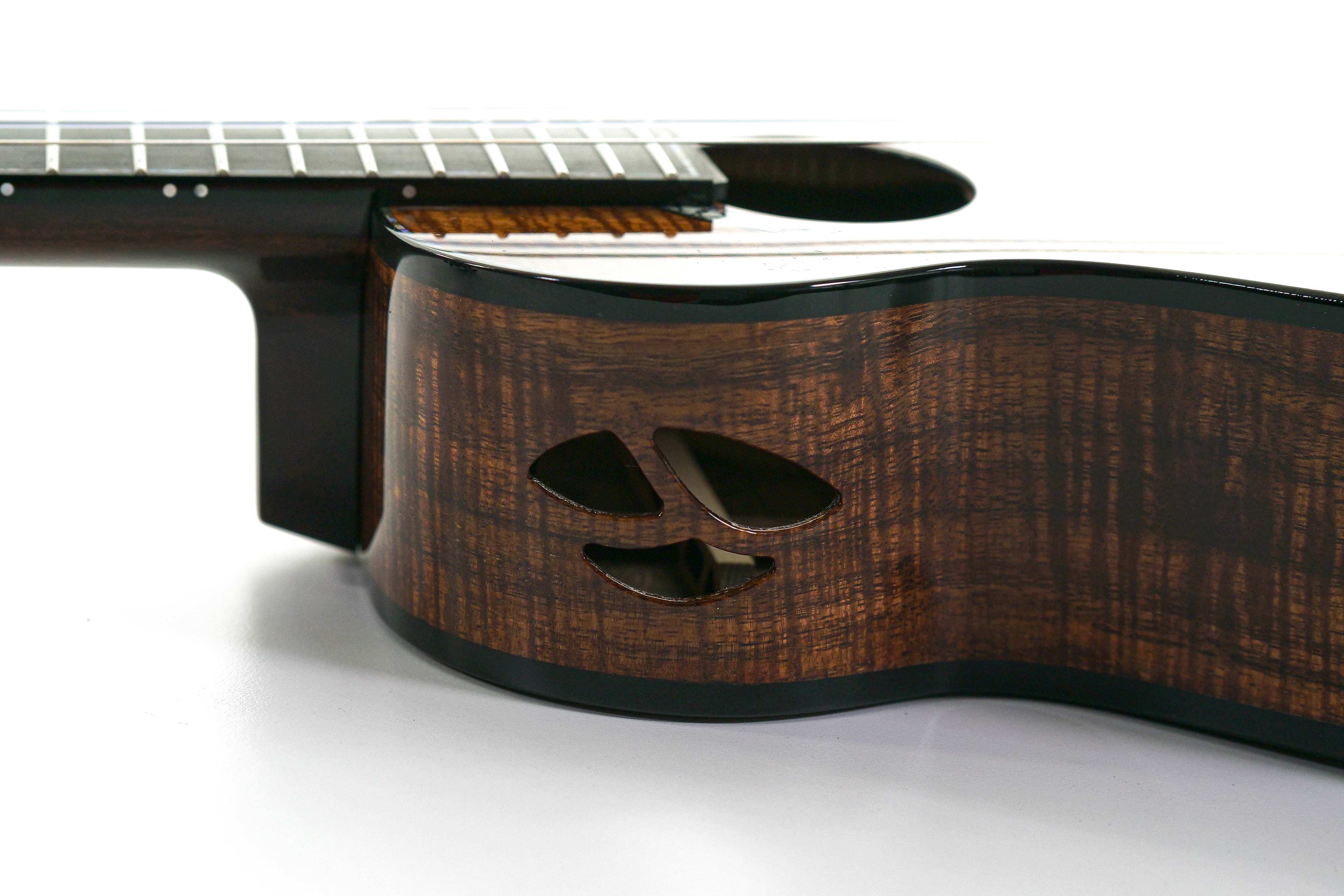 Cornerstone Custom Hawaiian Curly Koa Tenor Ukulele "Kapiolani" - Image 4