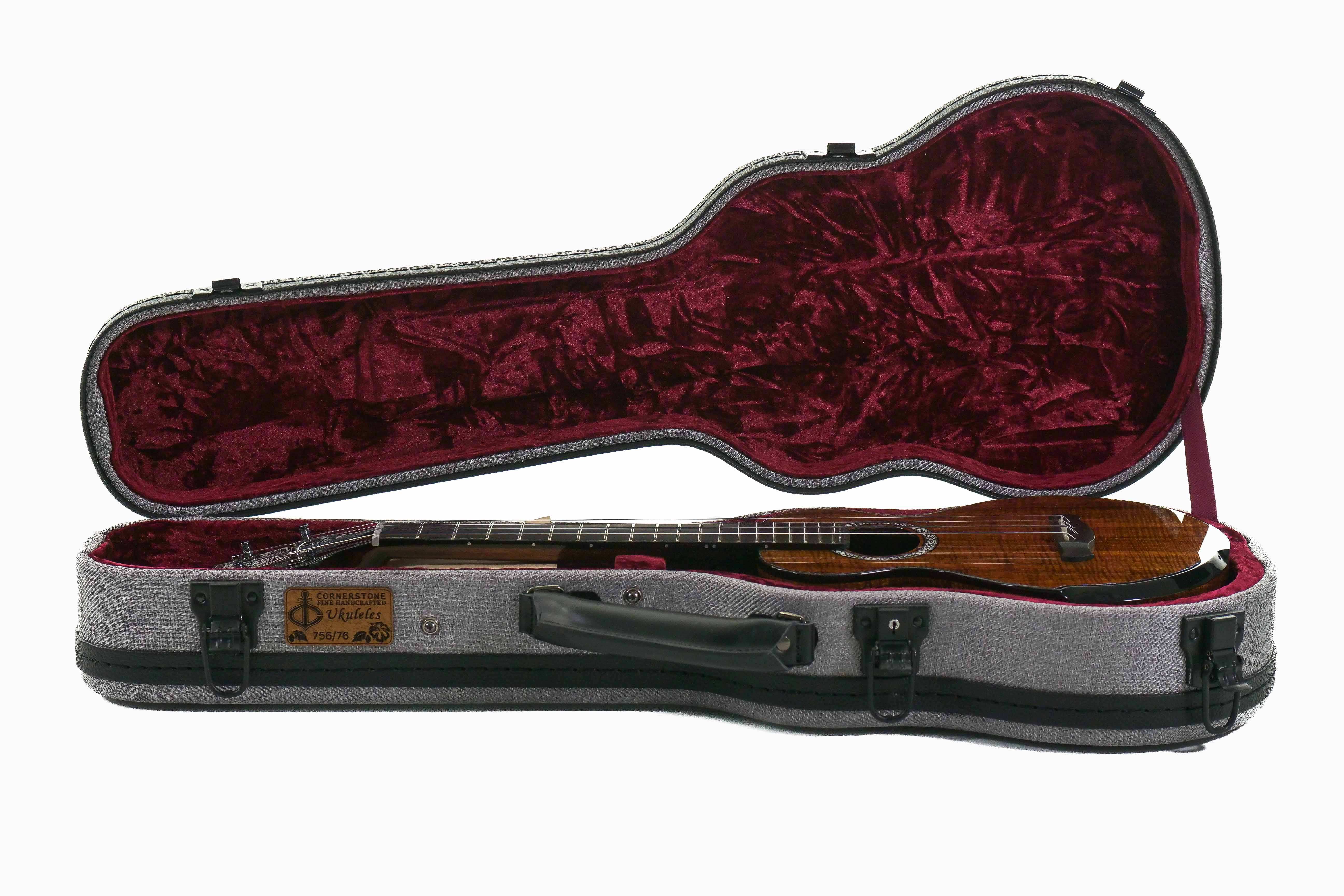 Cornerstone Custom Hawaiian Curly Koa Tenor Ukulele "Kapiolani" - Image 9