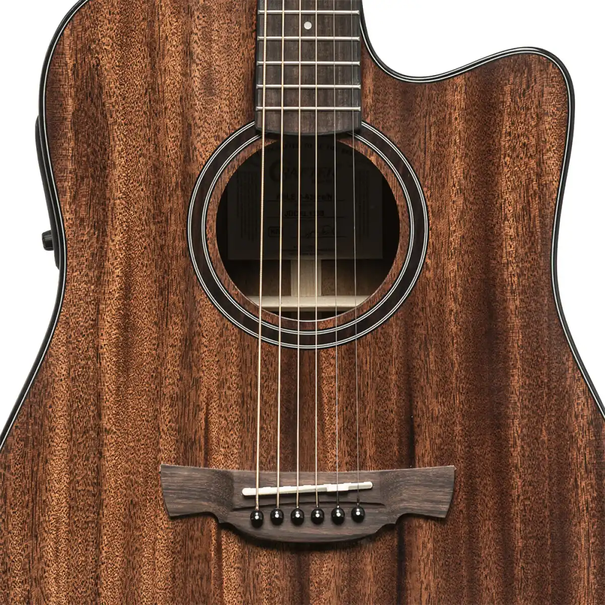 Crafter ABLE D635CE Able Series 635 Cutaway Dreadnought Acoustic-Electric Guitar - Image 5