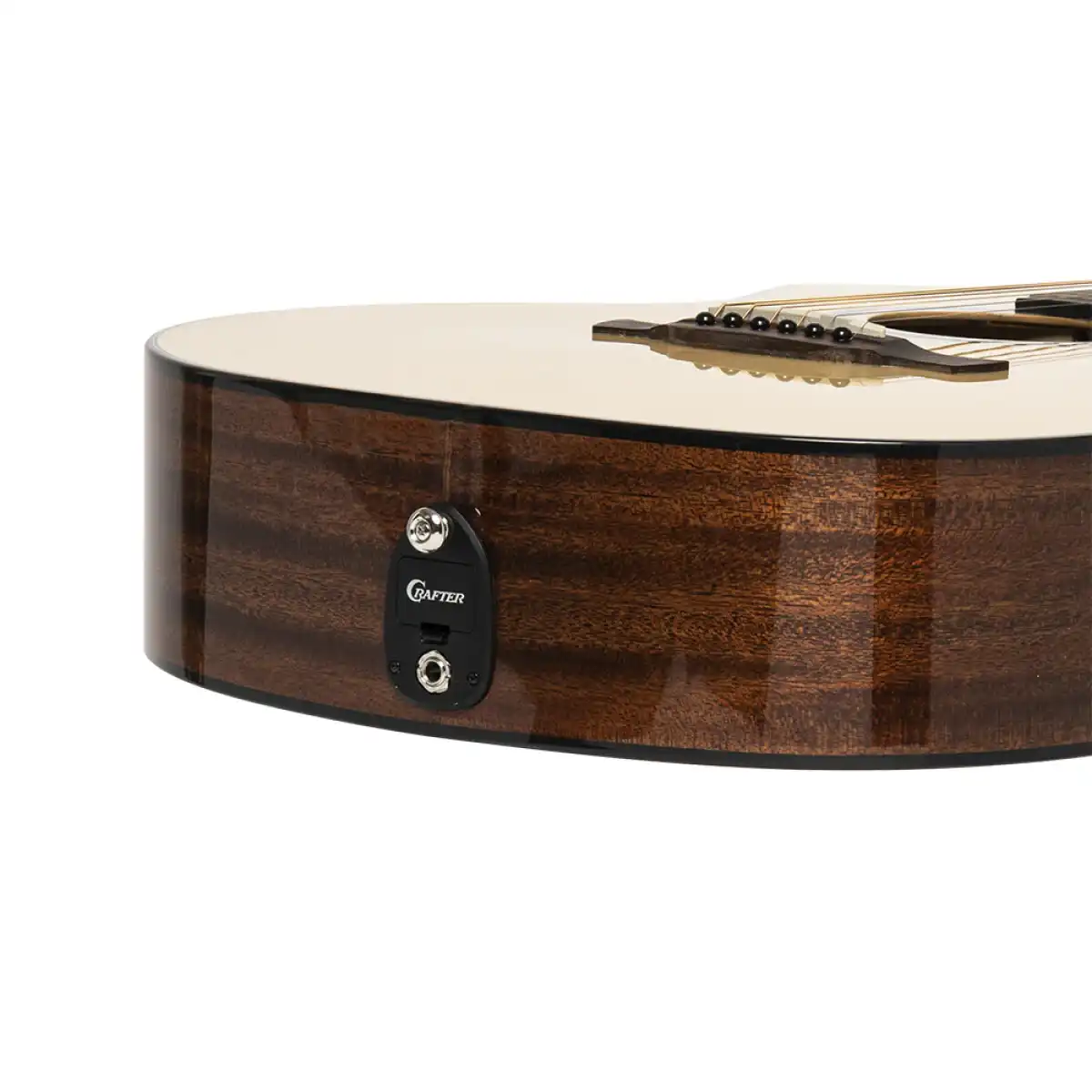 Crafter ABLE T600CE Cutaway Orchestra Acoustic-Electric Guitar - Image 7