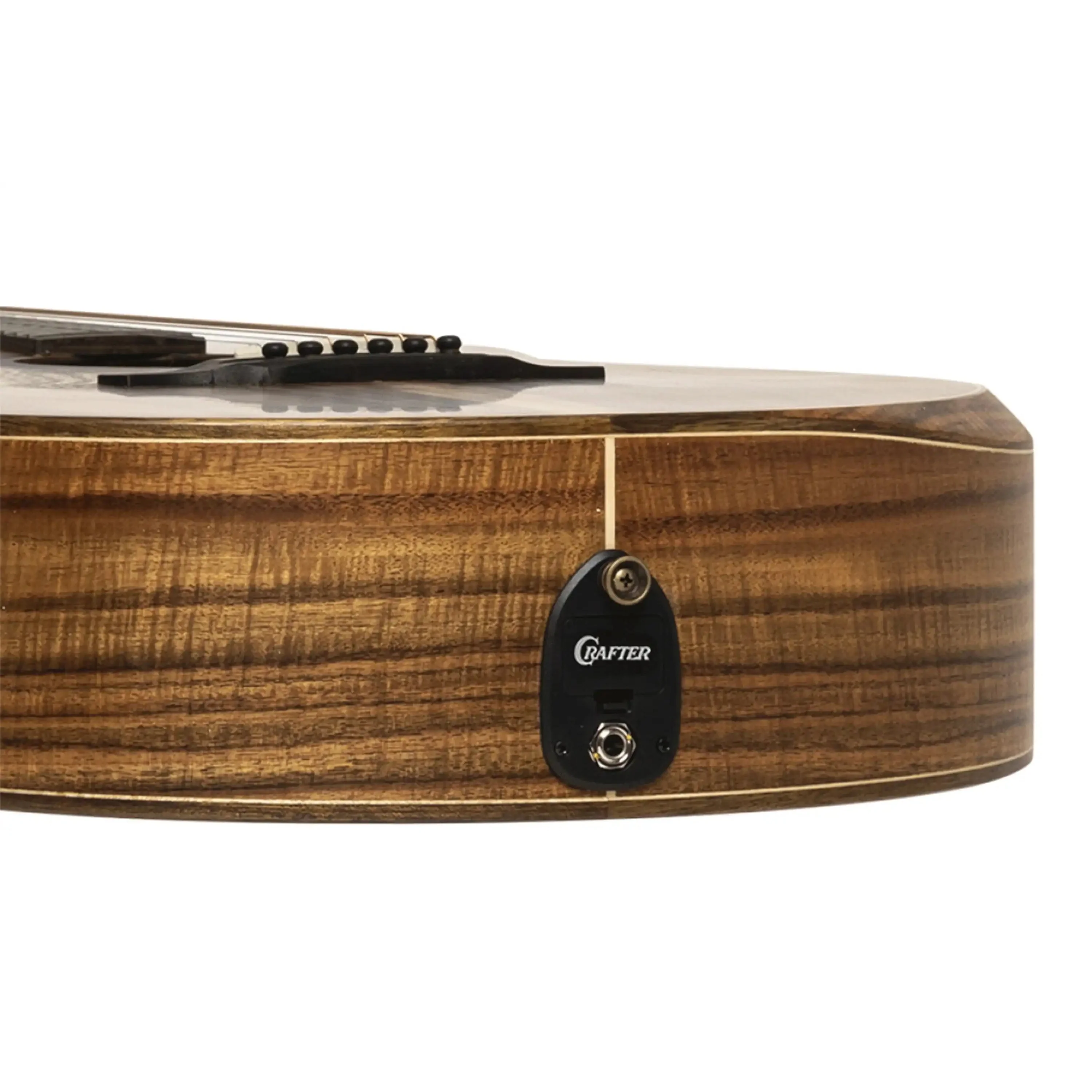 Crafter Big Mino ALK Solid Koa Top Acoustic-Electric Guitar - Left-Handed - Image 3