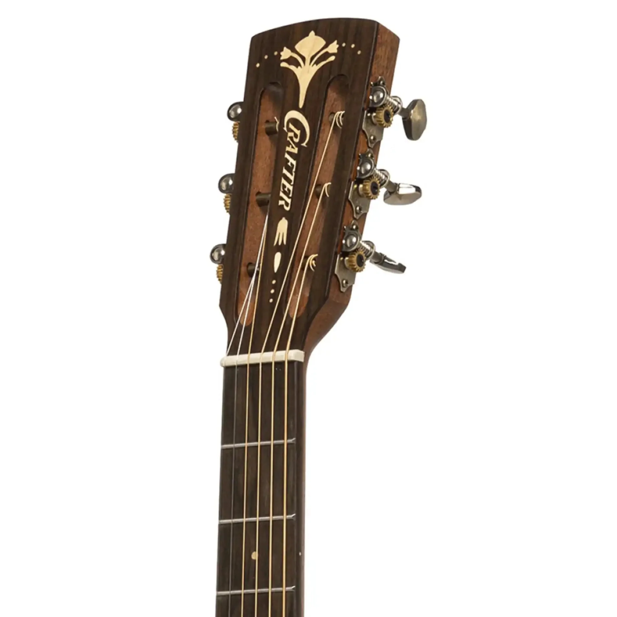 Crafter Big Mino ALK Solid Koa Top Acoustic-Electric Guitar - Left-Handed - Image 6