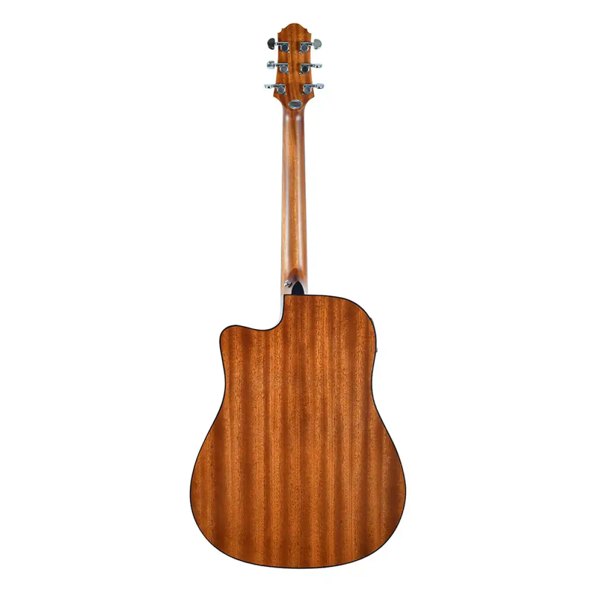 Crafter HD100-CE-BR Silver Series 100 Dreadnought Acoustic-Electric Guitar - Brown - Image 4